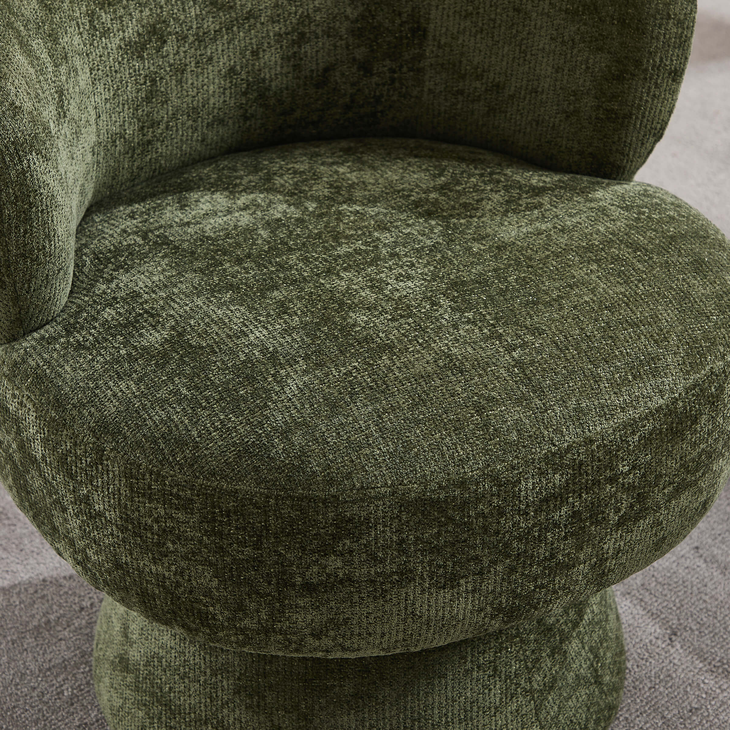 Modern Swivel Accent Chenille Armchair - 9918AC - Image 15