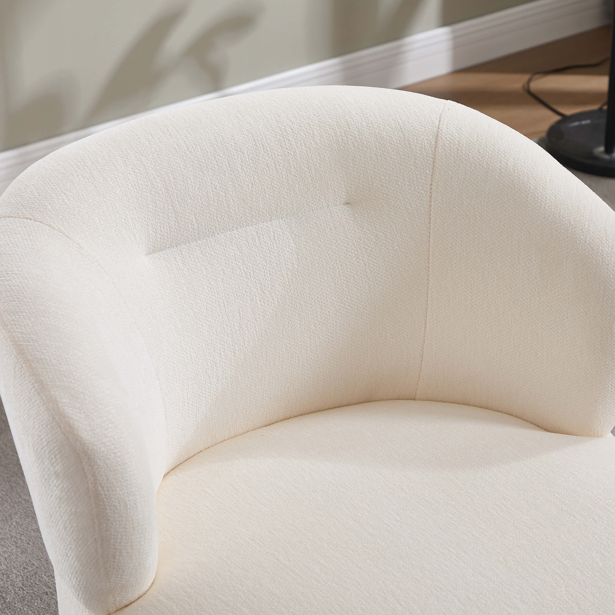 Modern Swivel Accent Chenille Armchair - 9918AC - Image 2