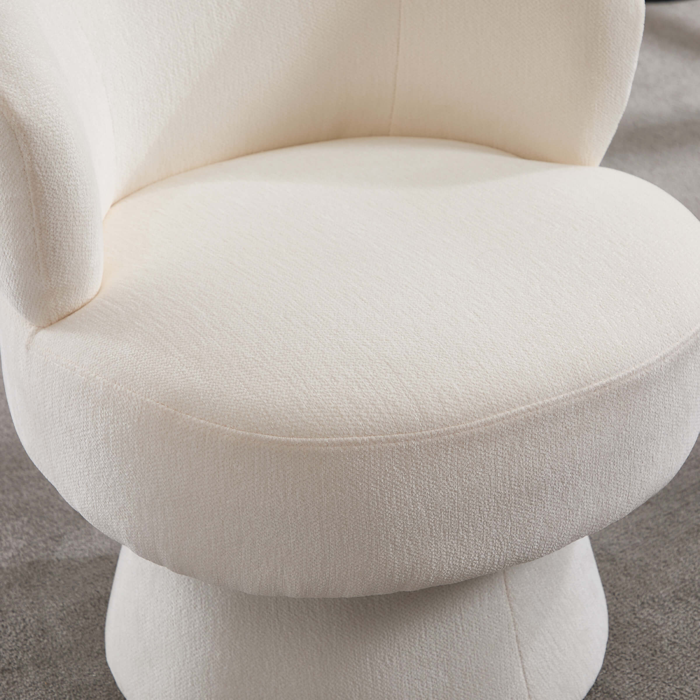 Modern Swivel Accent Chenille Armchair - 9918AC - Image 3