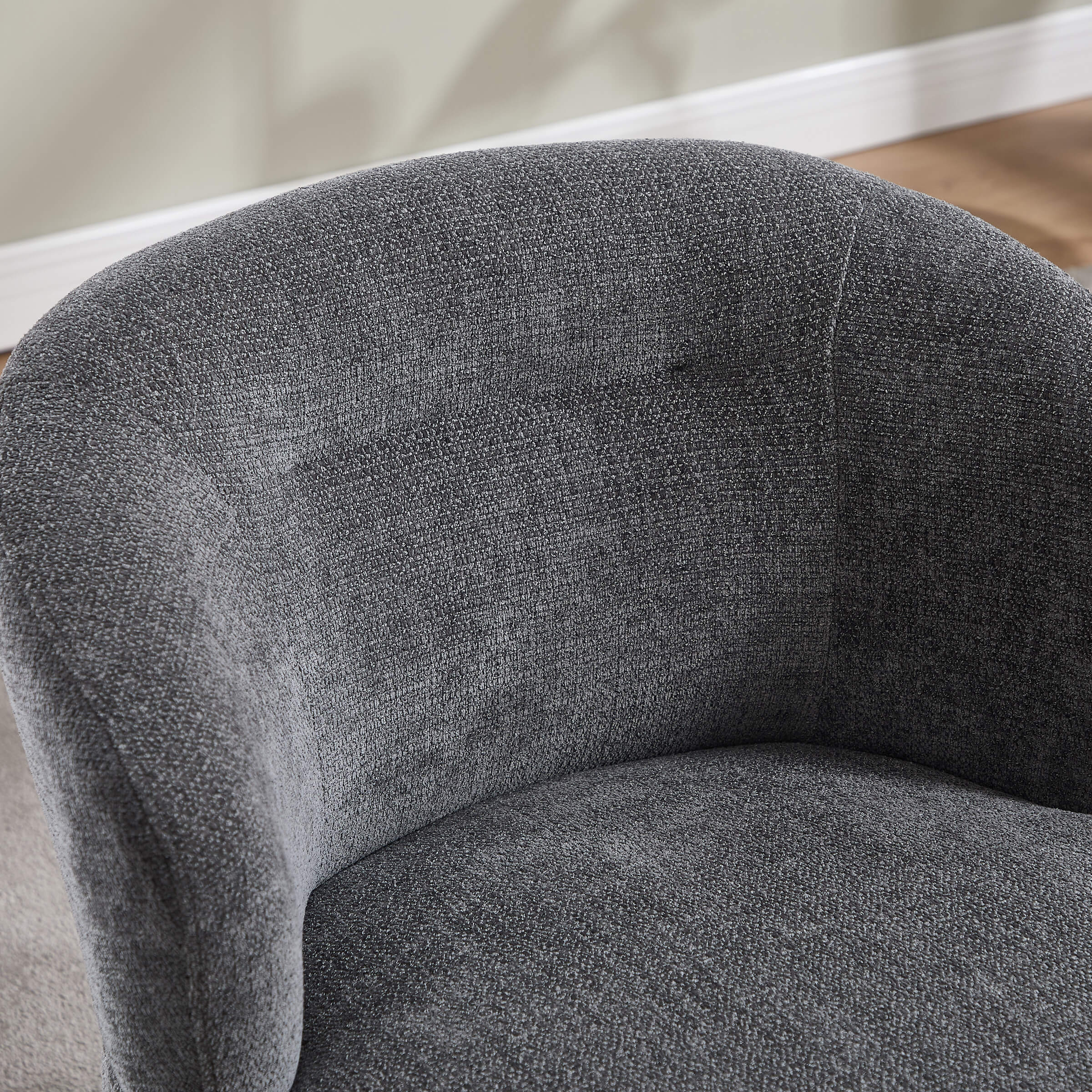 Modern Swivel Accent Chenille Armchair - 9918AC - Image 8