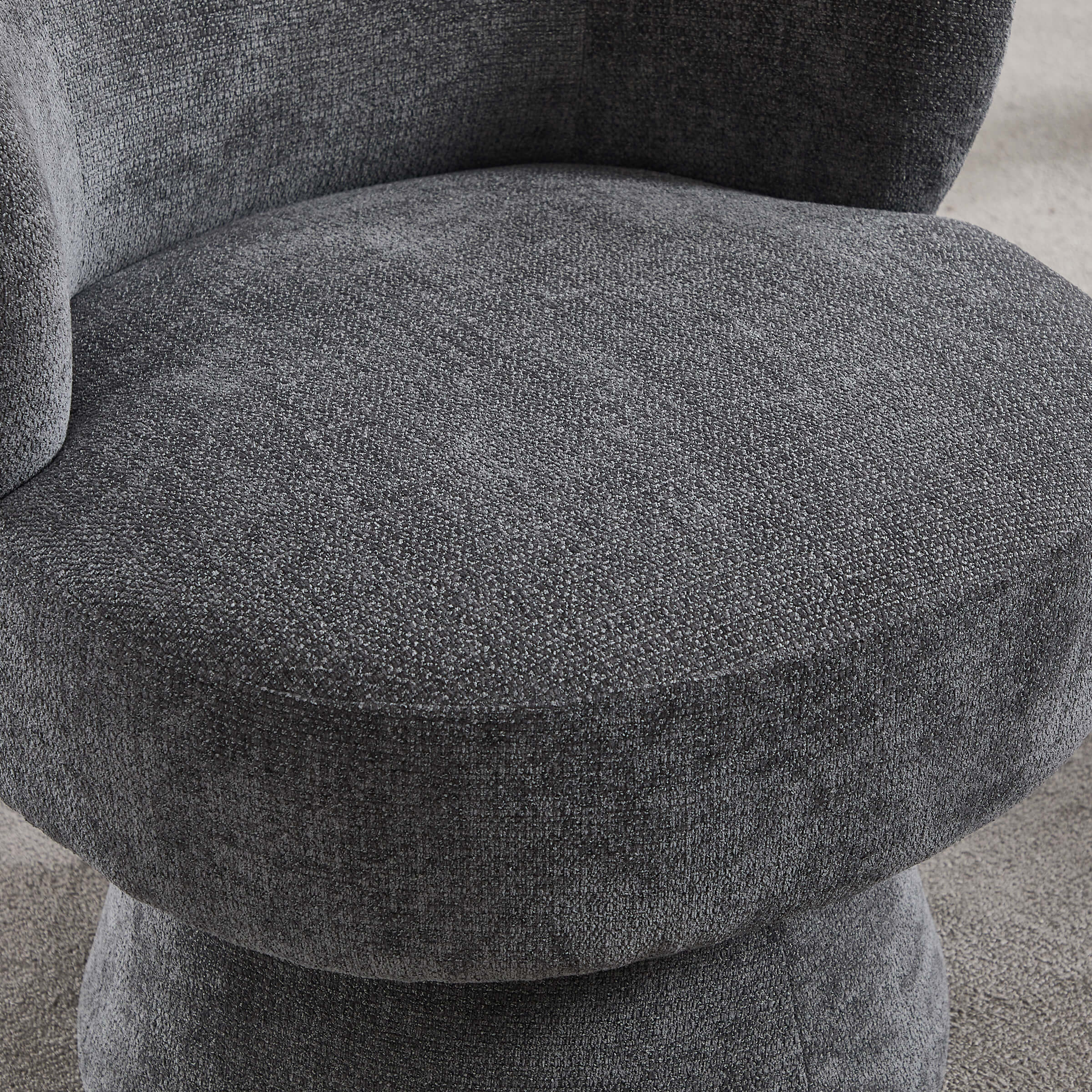 Modern Swivel Accent Chenille Armchair - 9918AC - Image 9