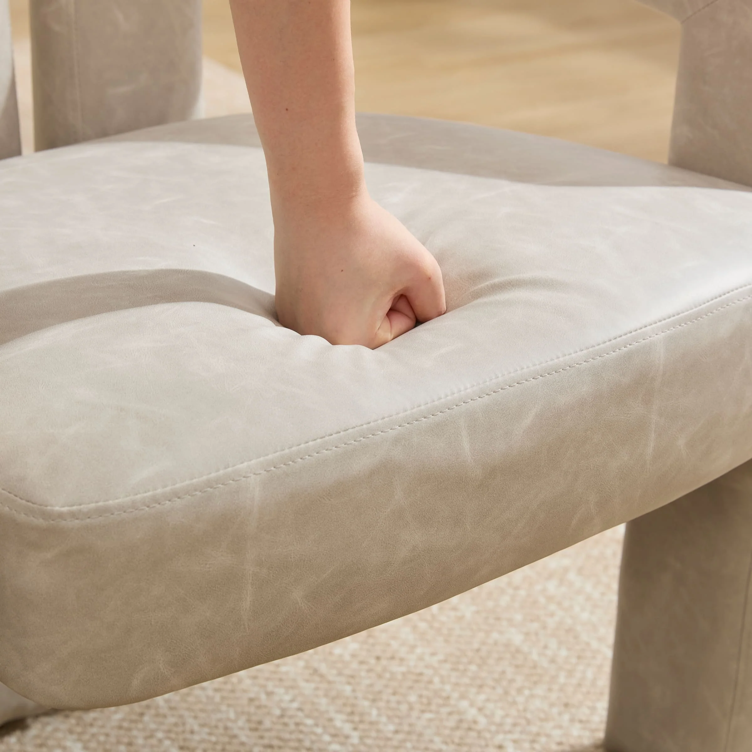 Modern Barrel Dining Chair 1 PCS - 10068DC - Image 5