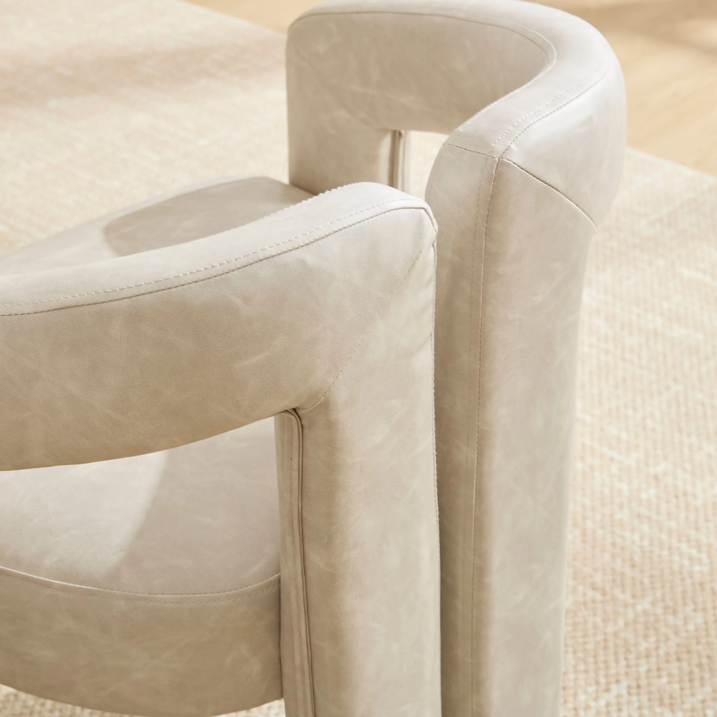 Modern Barrel Dining Chair 1 PCS - 10068DC - Image 8