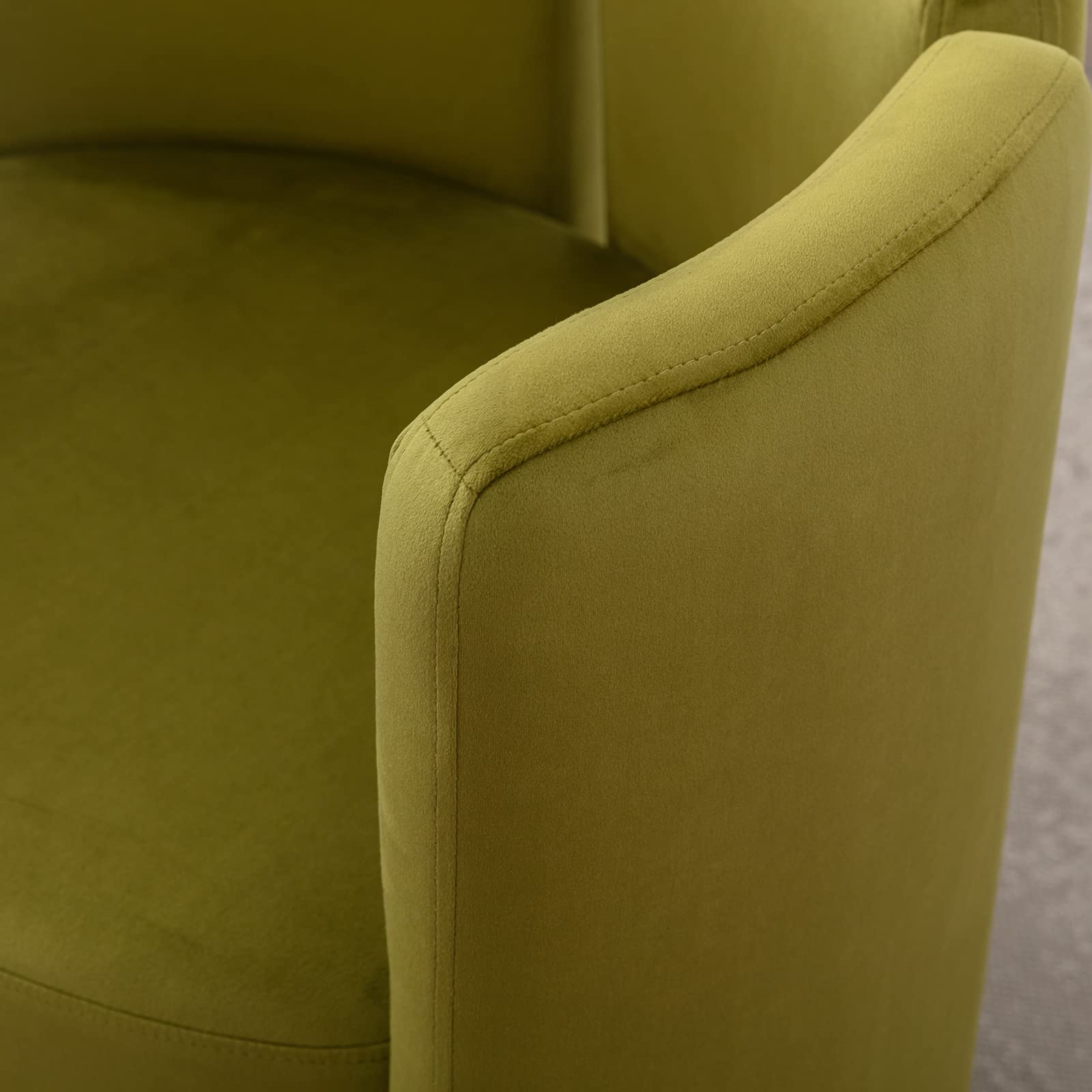 Modern Velvet Barrel Side Accent Chair 1 PCS - 3714AC - Image 15