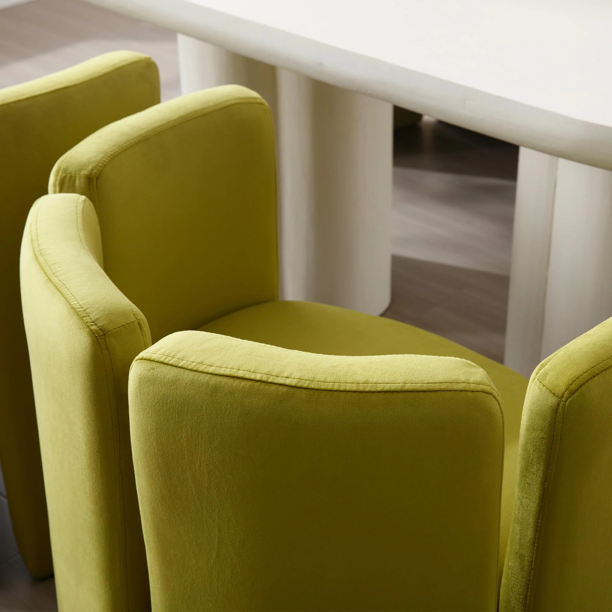 Modern Velvet Barrel Side Accent Chair 1 PCS - 3714AC - Image 16