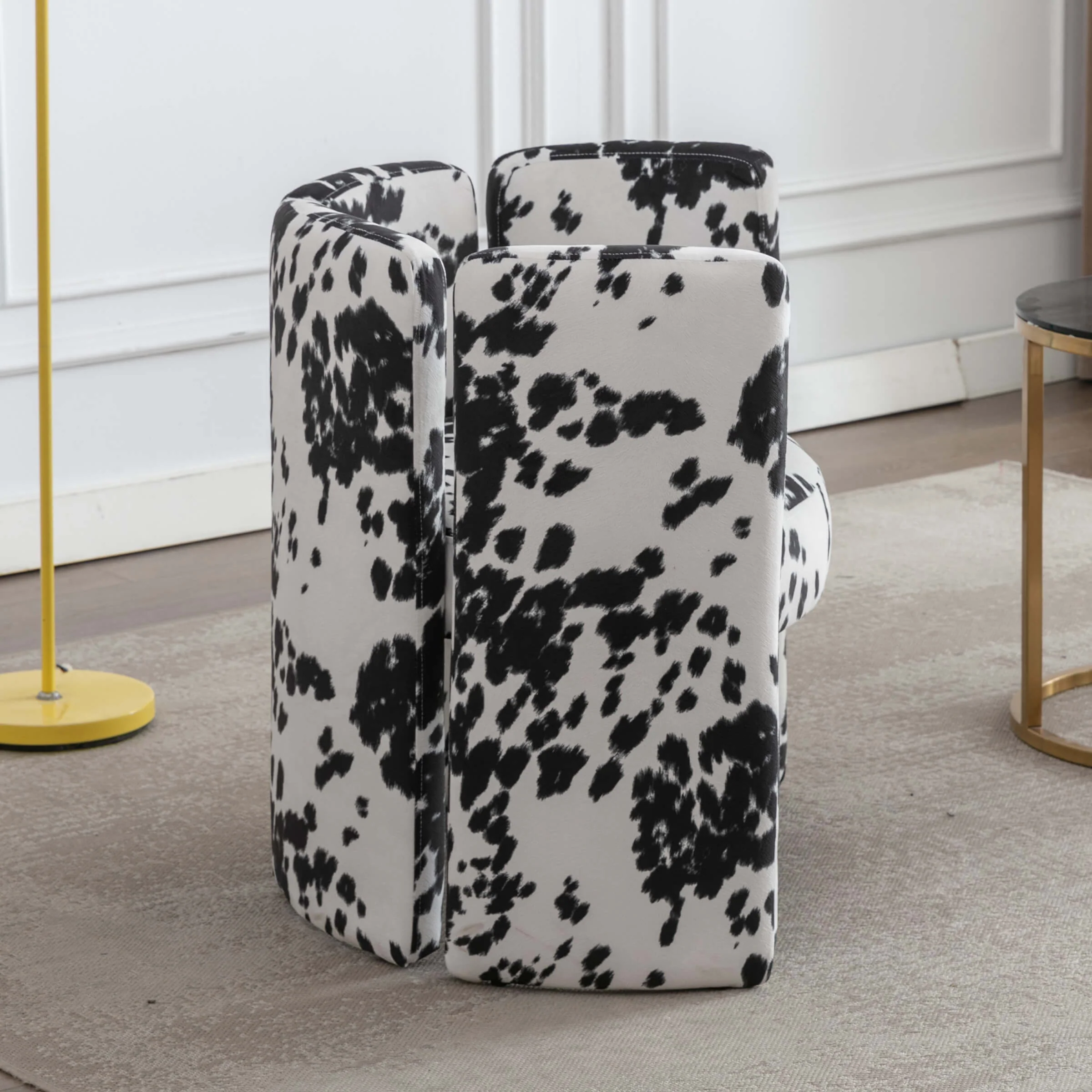 Modern Velvet Barrel Side Accent Chair 1 PCS - 3714AC - Image 3