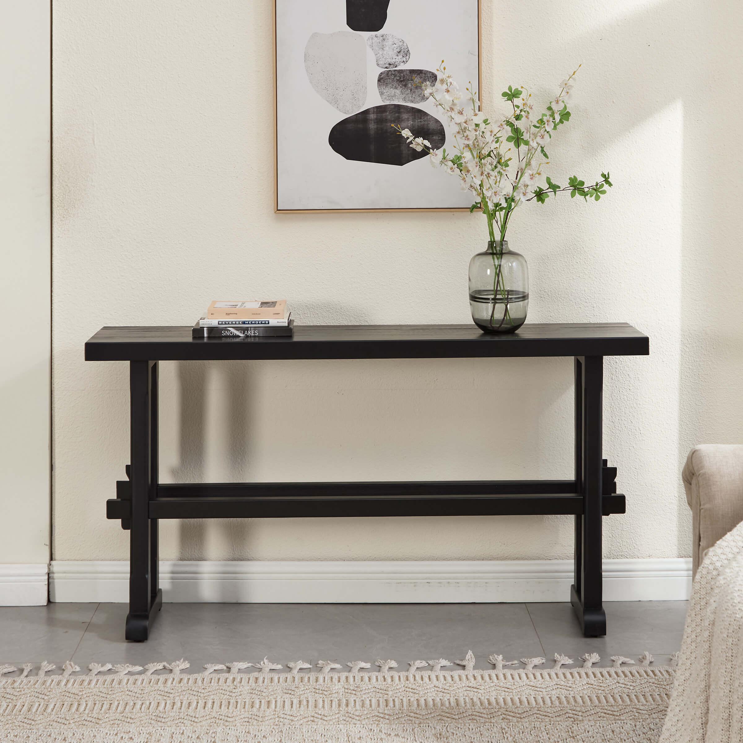 59" Farmhouse Narrow Entryway Table - 22646ET - Image 13