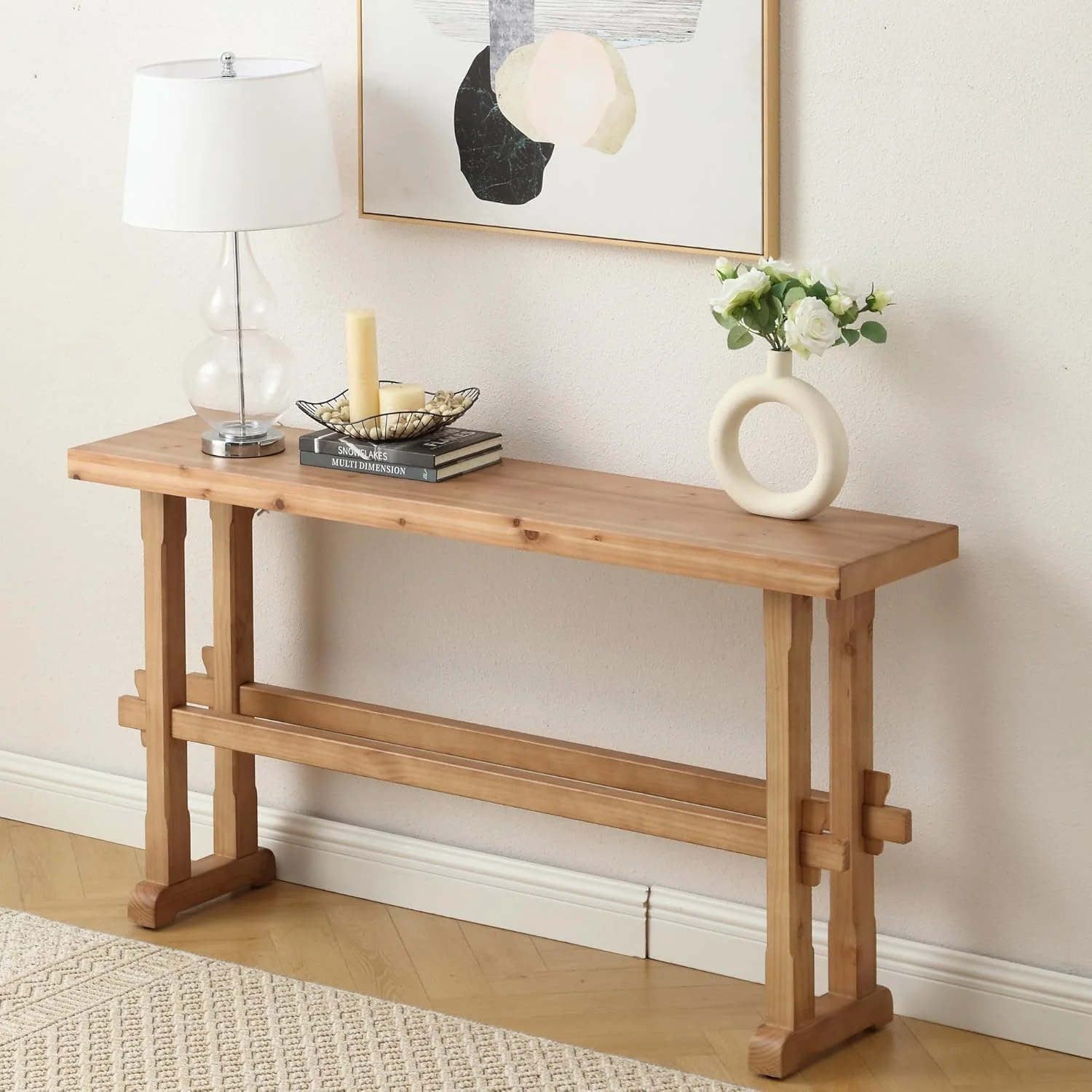59" Farmhouse Narrow Entryway Table - 22646ET - Image 9