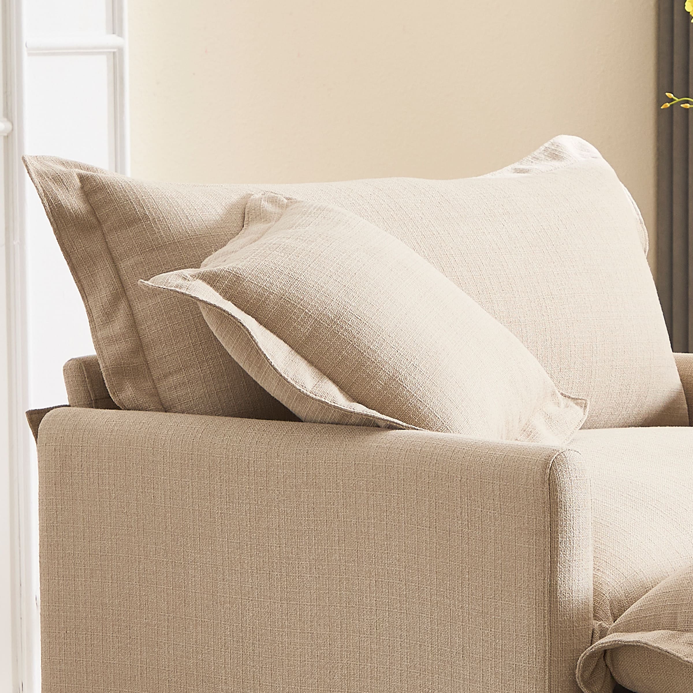 Single Sofa with Ottoman & Pillow - 1036SF - Image 19