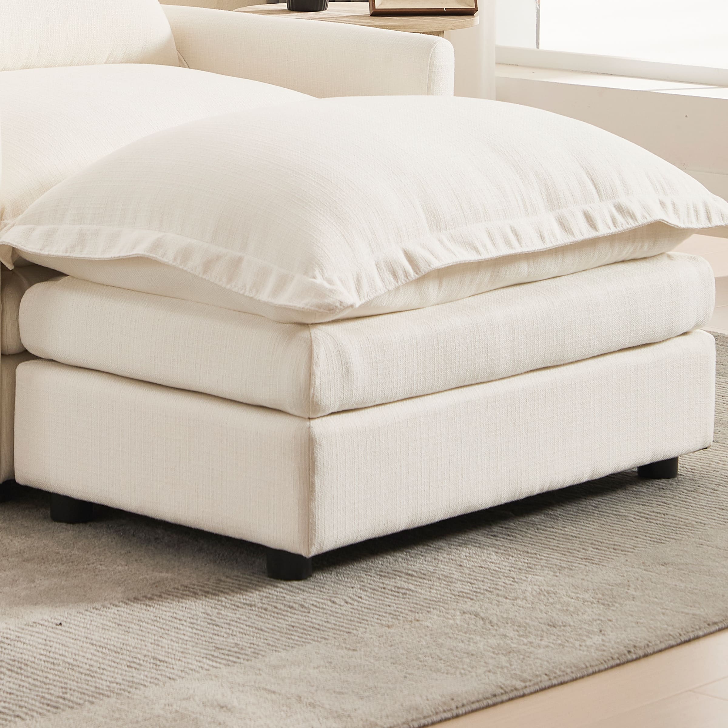 Single Sofa with Ottoman & Pillow - 1036SF - Image 20