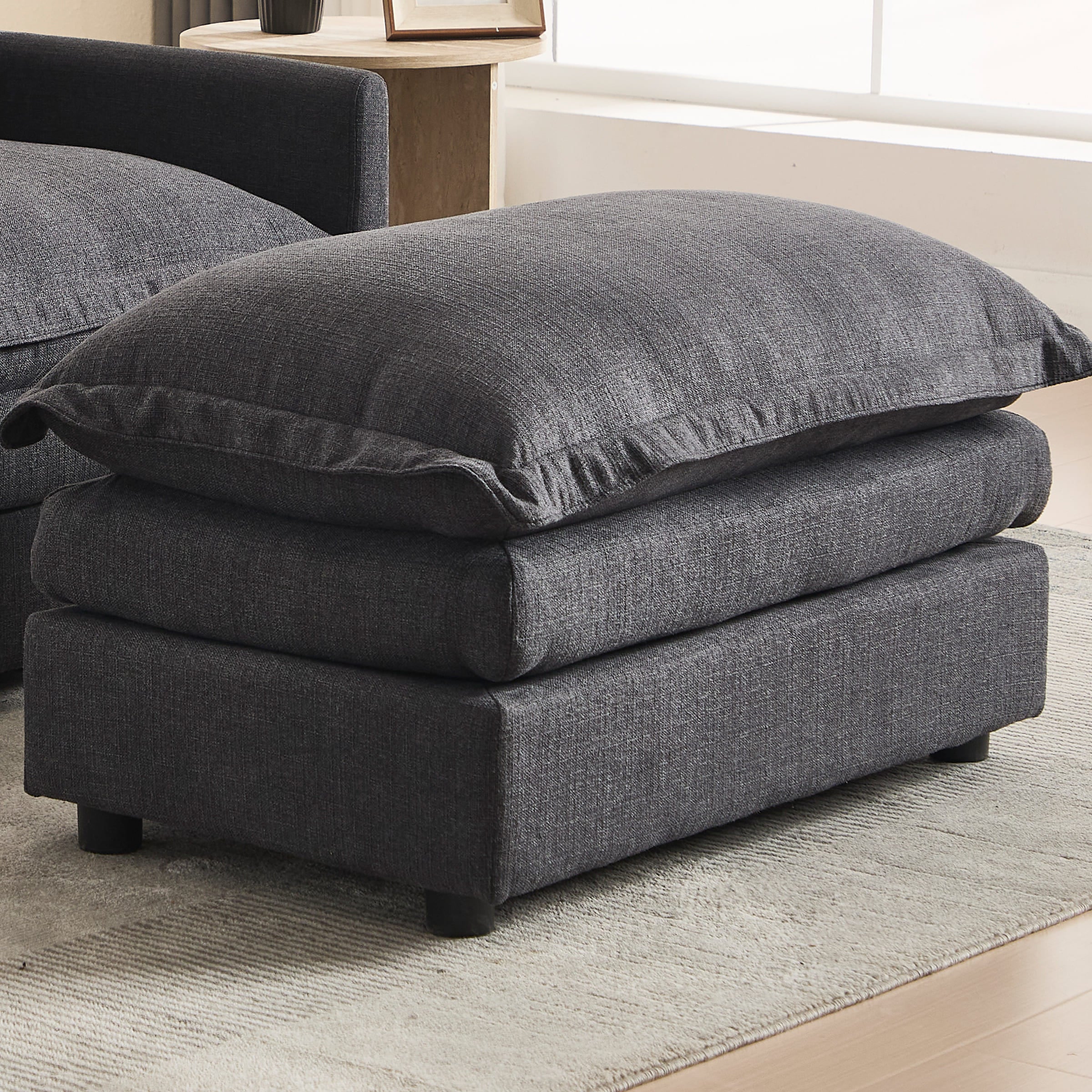 Single Sofa with Ottoman & Pillow - 1036SF - Image 7