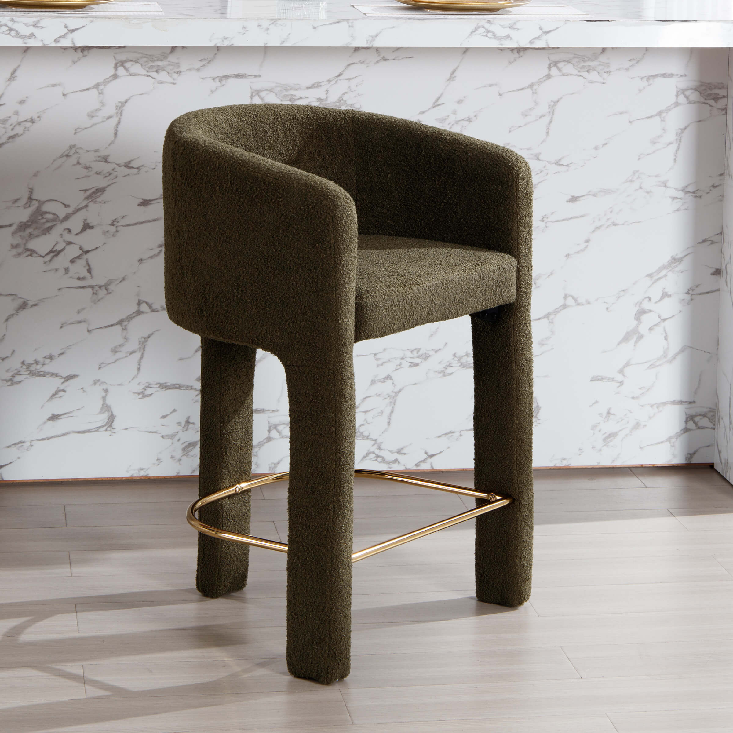 26"H Barrel Counter Stool 1 PCS - 55012CS - Image 12