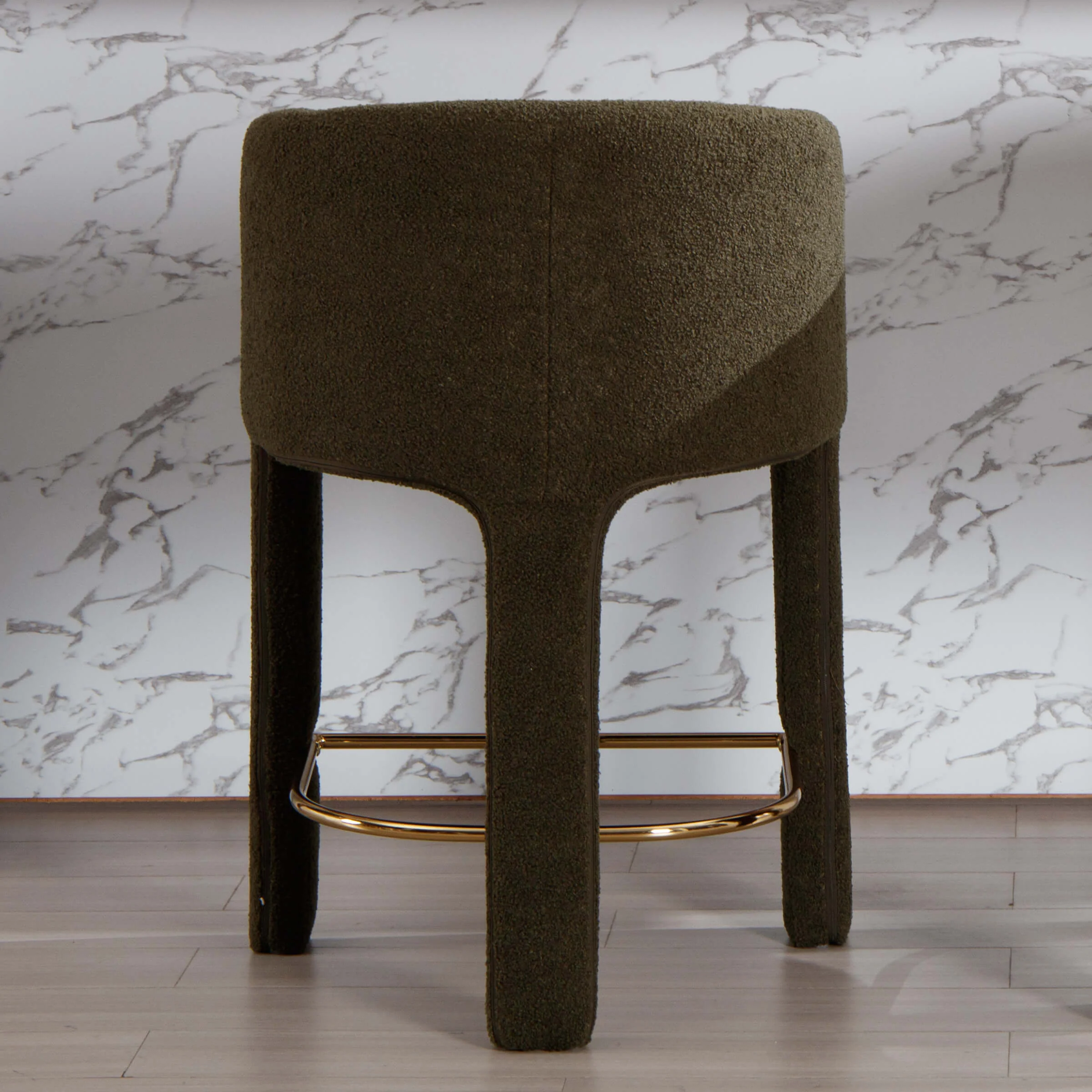 26"H Barrel Counter Stool 1 PCS - 55012CS - Image 13