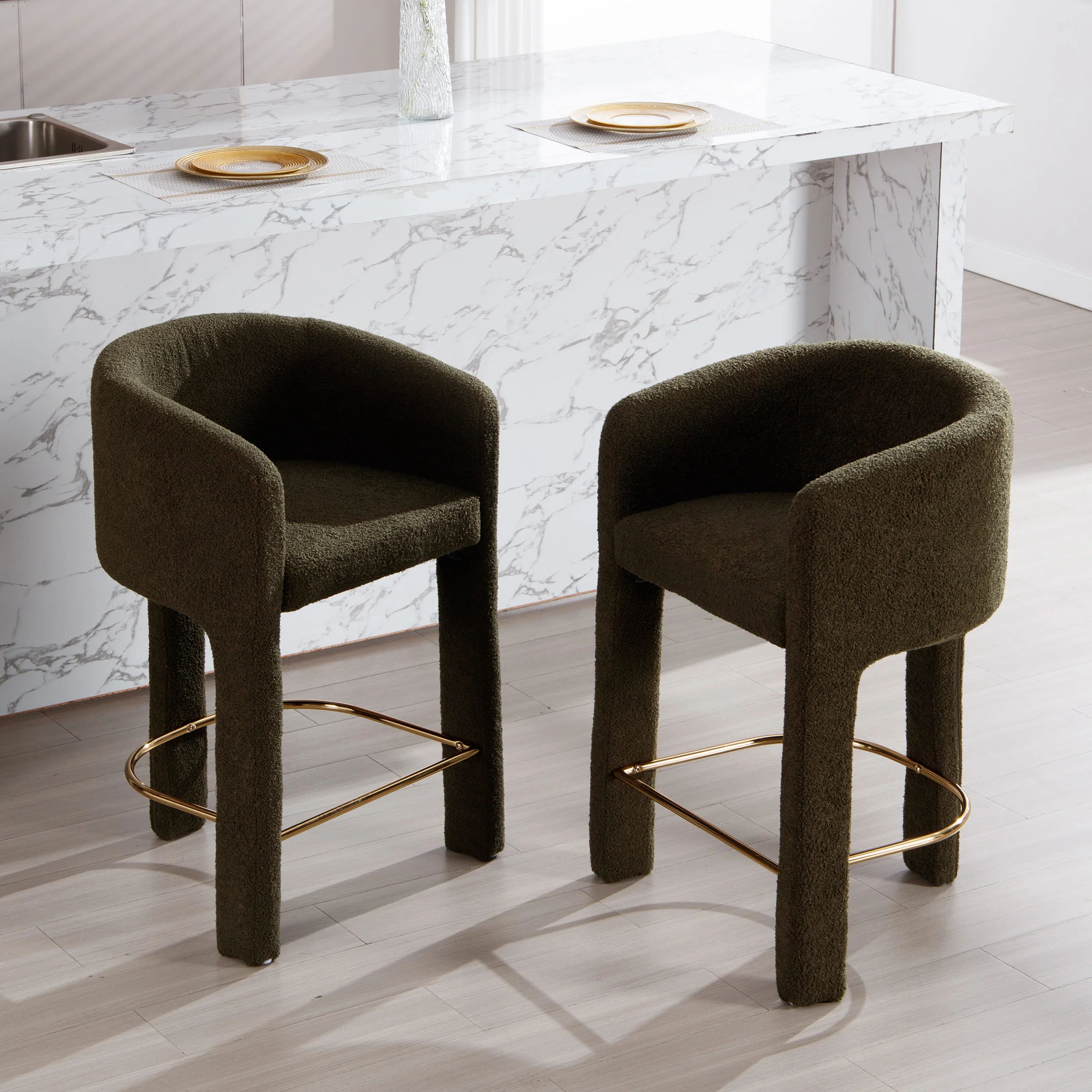 26"H Barrel Counter Stool 1 PCS - 55012CS - Image 14