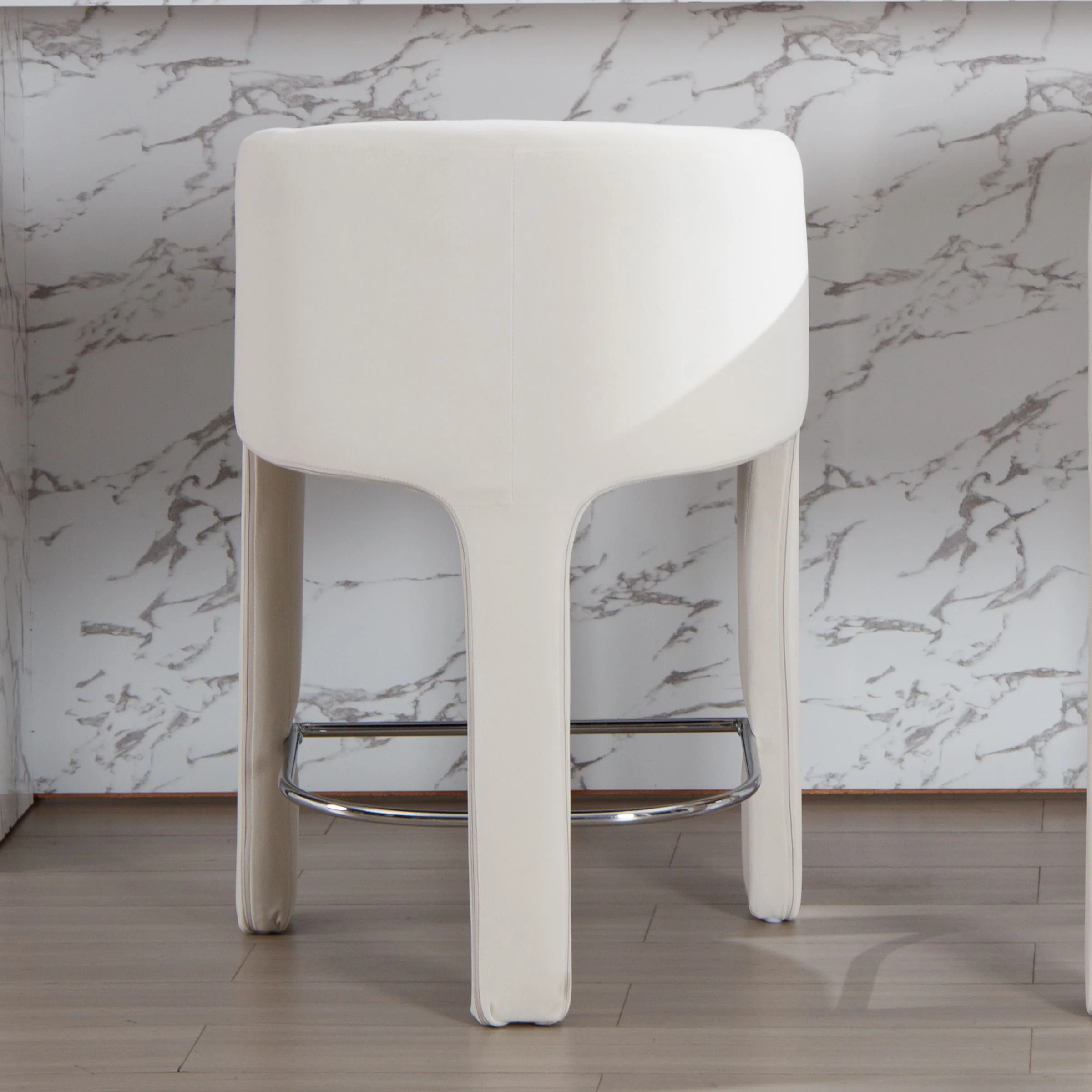 26"H Barrel Counter Stool 1 PCS - 55012CS - Image 3