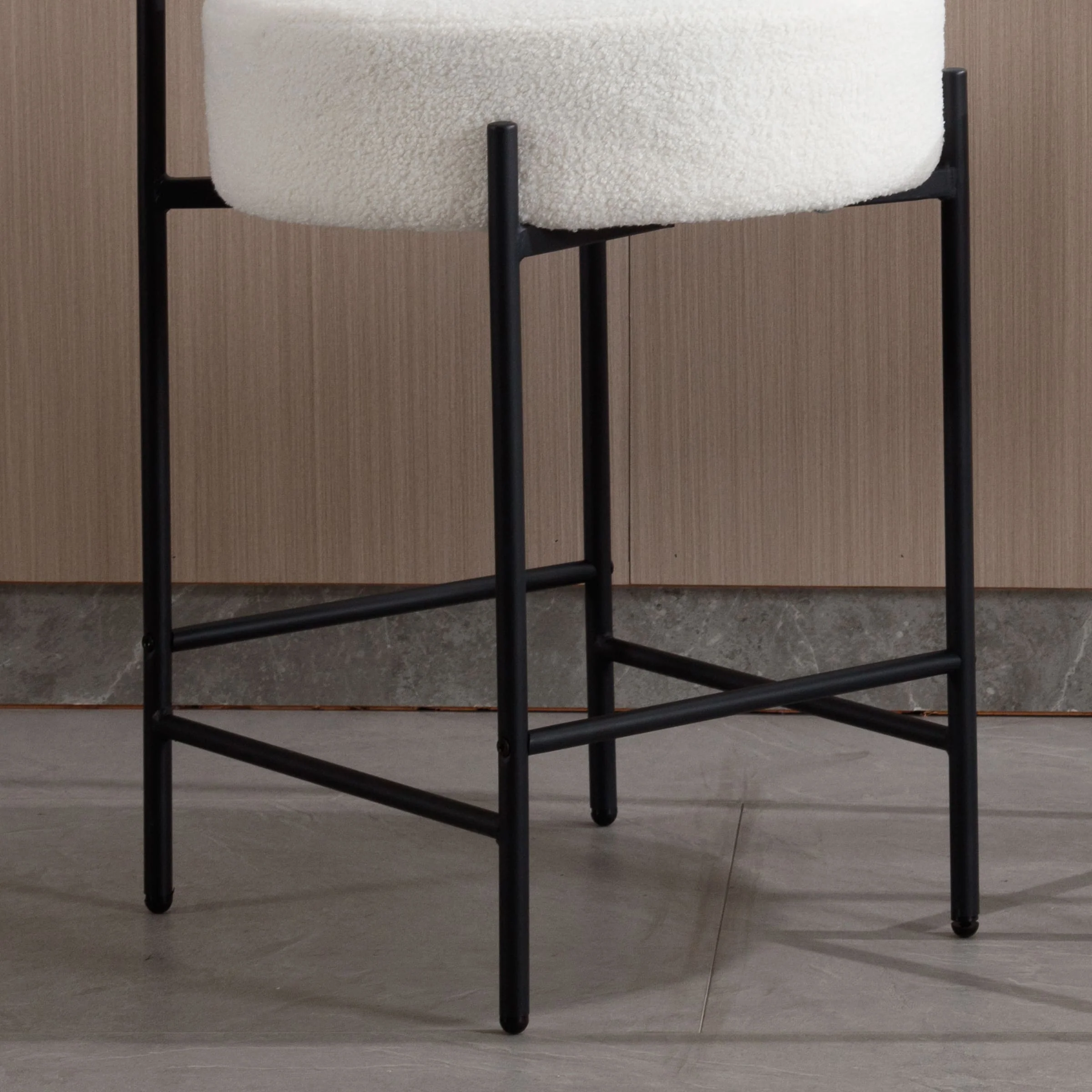 26"H Curved Open Back Counter Stools Set of 2 - 11002CS - Image 8