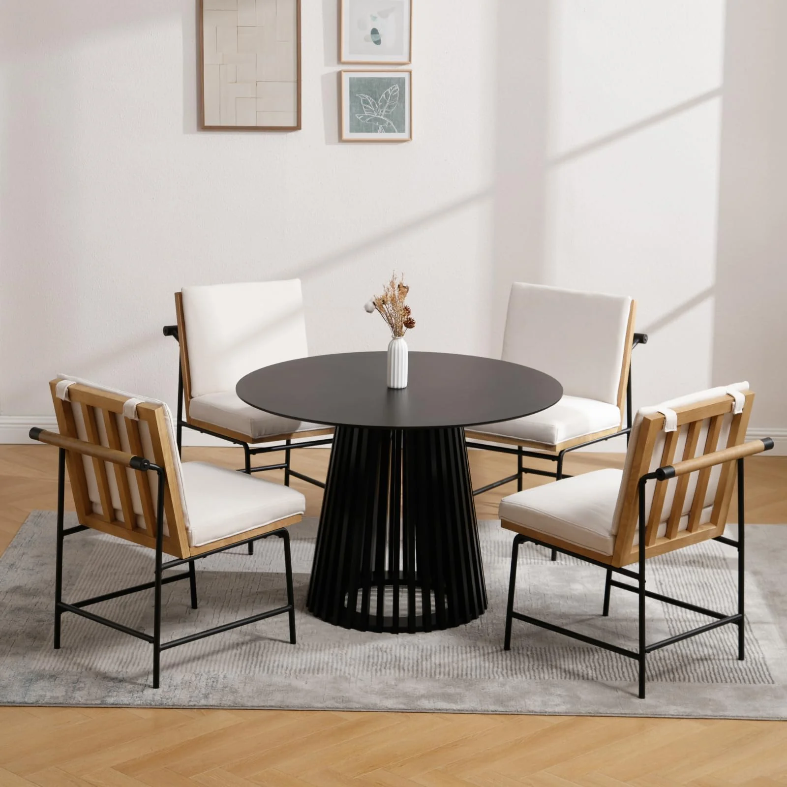 43 Inch Black Kitchen Table - 19008DT - Image 11