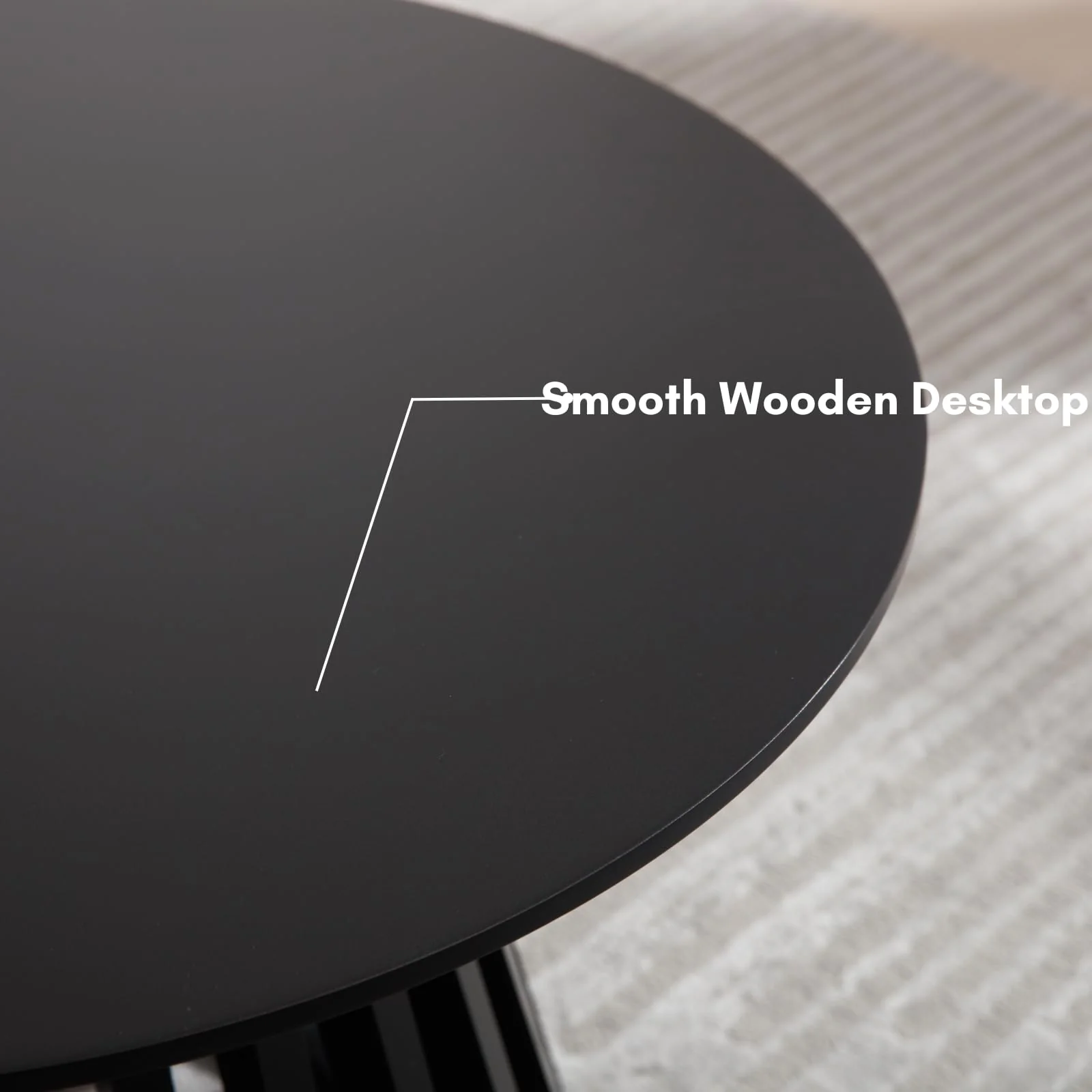 43 Inch Black Kitchen Table - 19008DT - Image 9