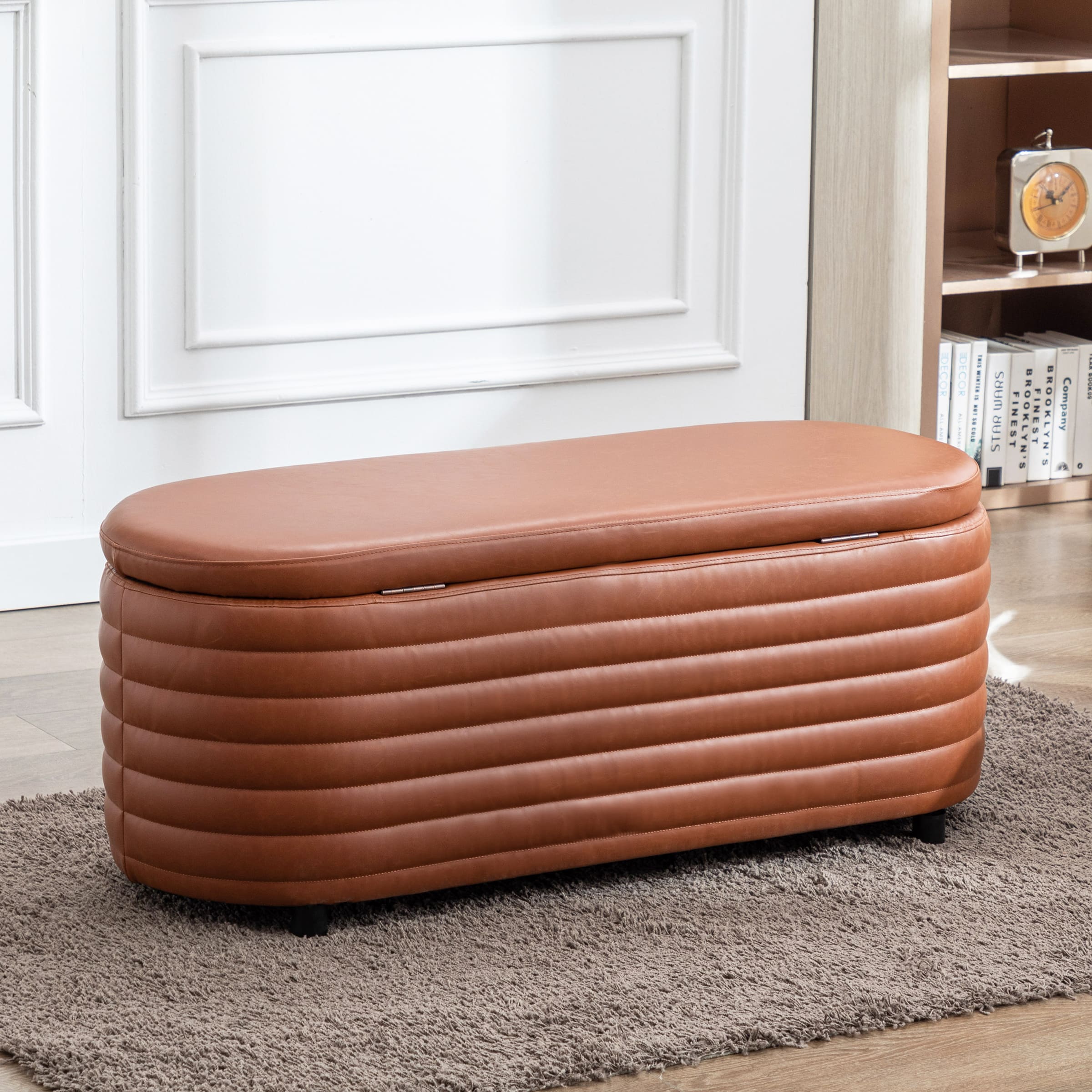 45" Comfy Upholstered Storage Bench - 2436BH - Image 18