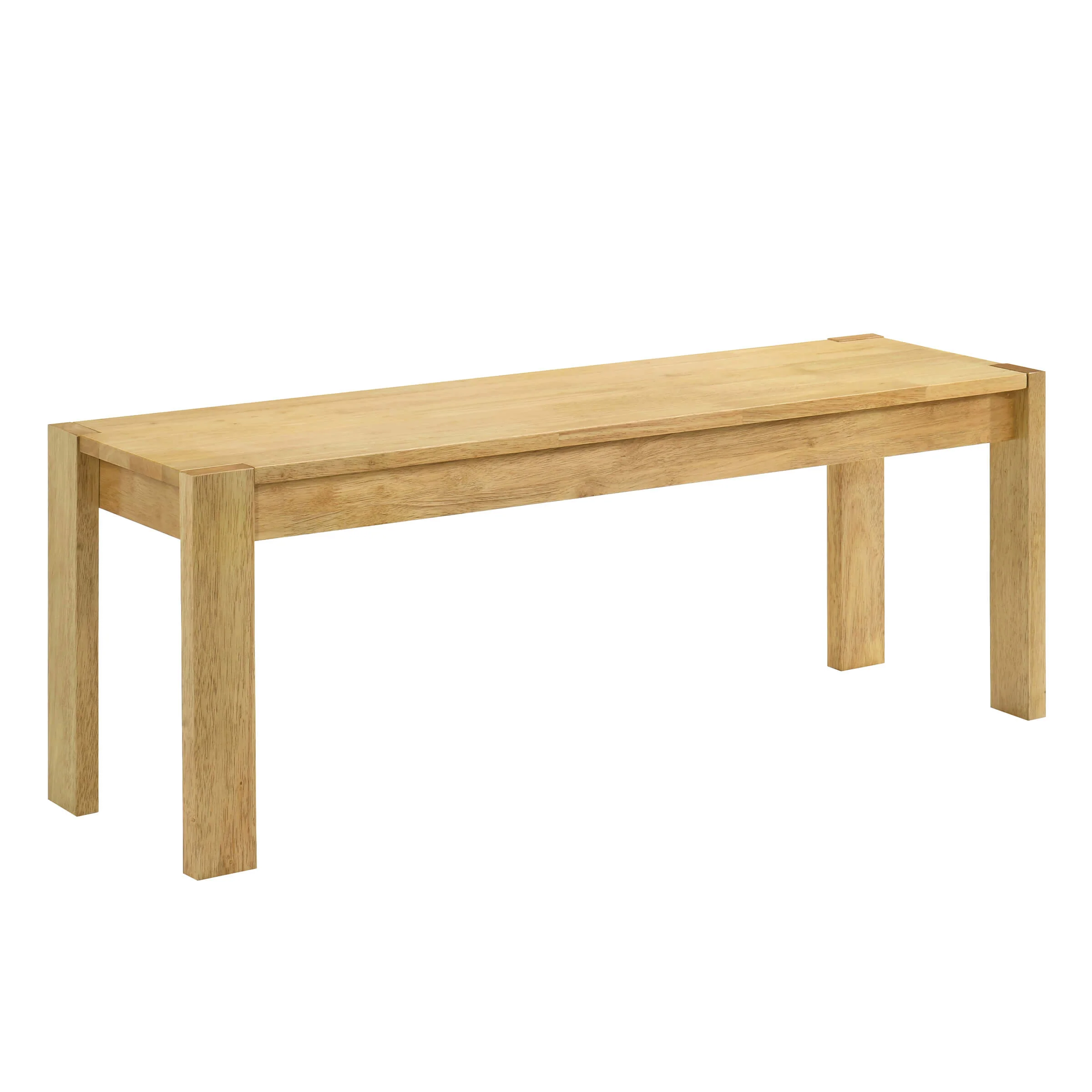47"L Solid Wood Narrow Farmhouse Dining Bench - 0001BH - Image 13