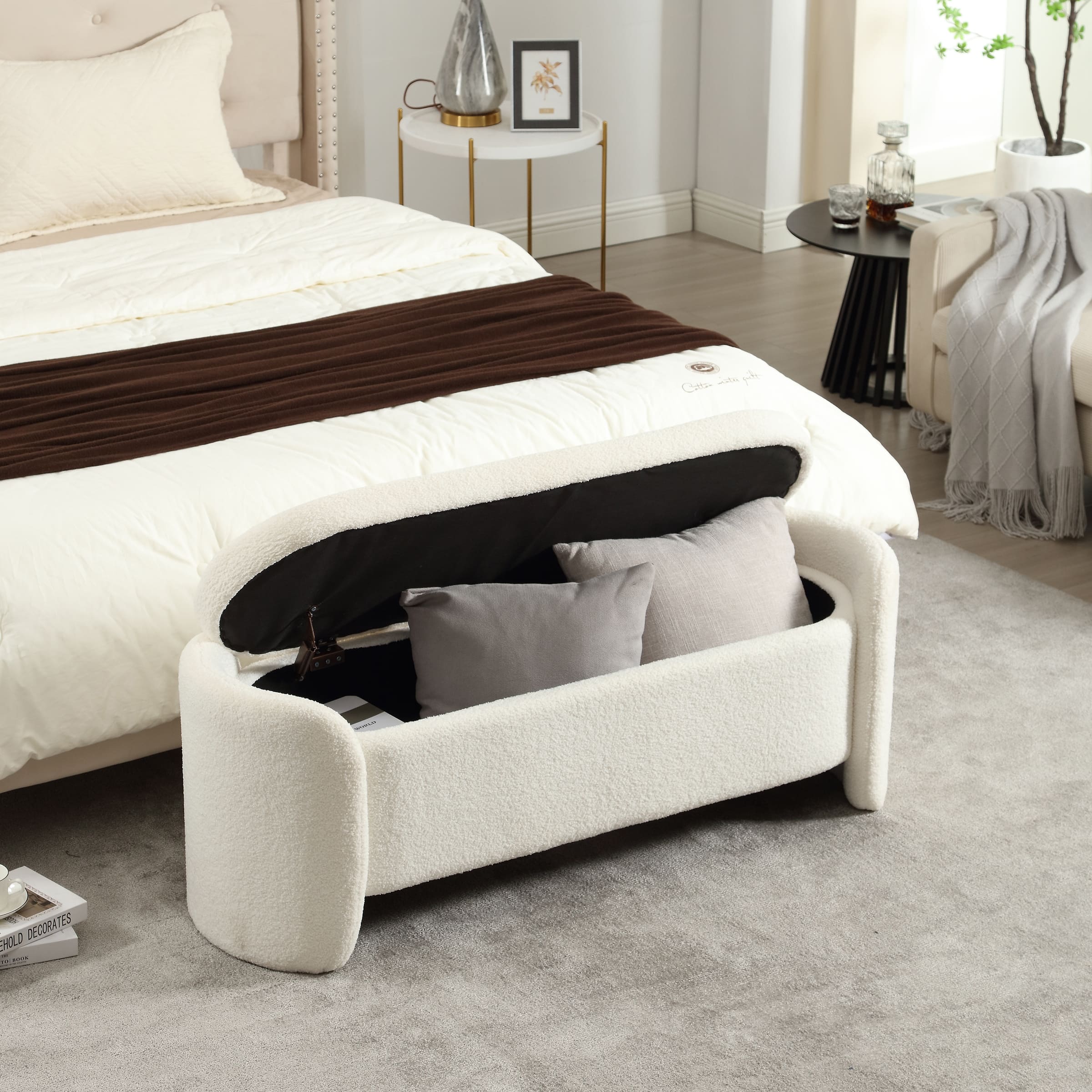 50"W Sherpa Storage Bench End of Bed - 30159BH - Image 12