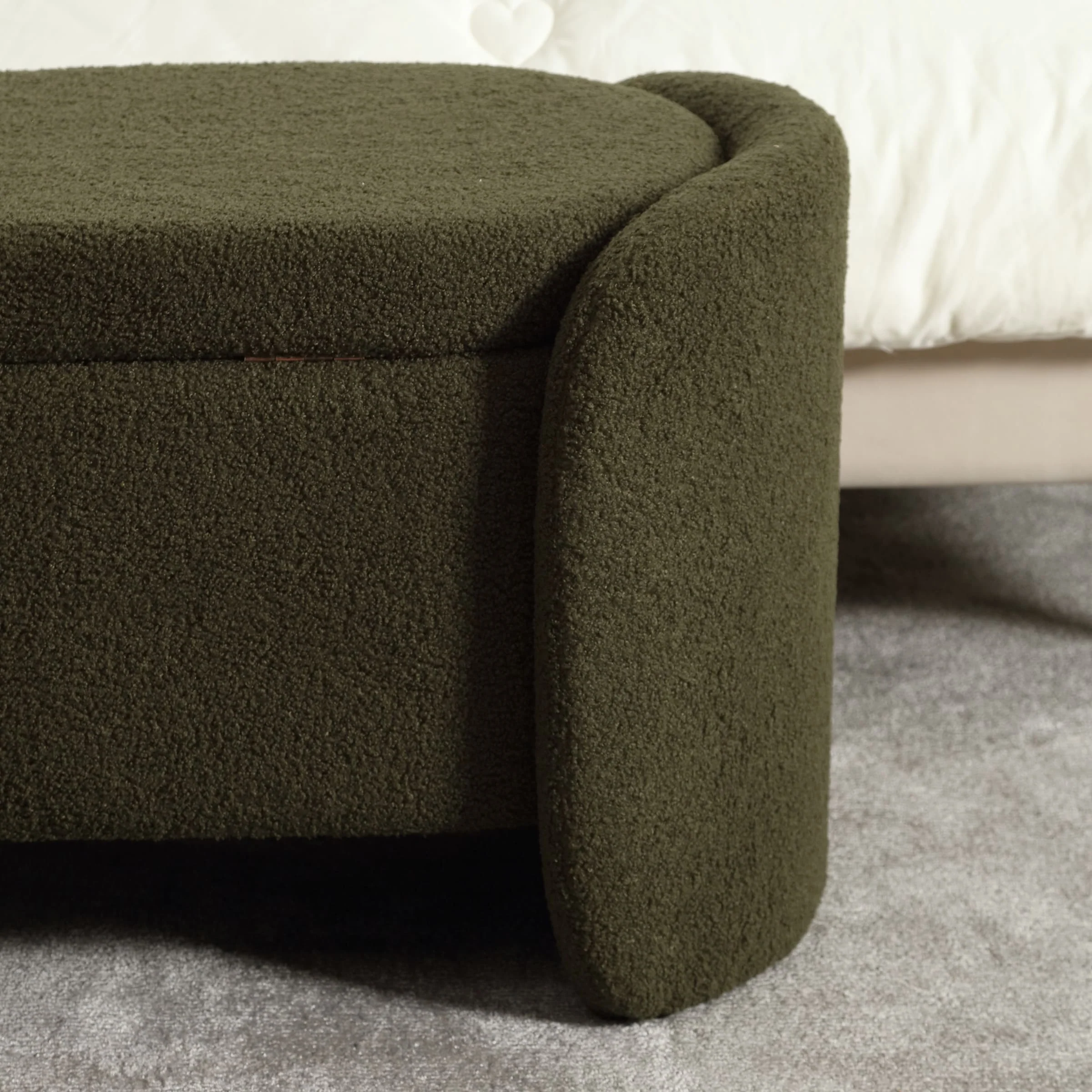 50"W Sherpa Storage Bench End of Bed - 30159BH - Image 7