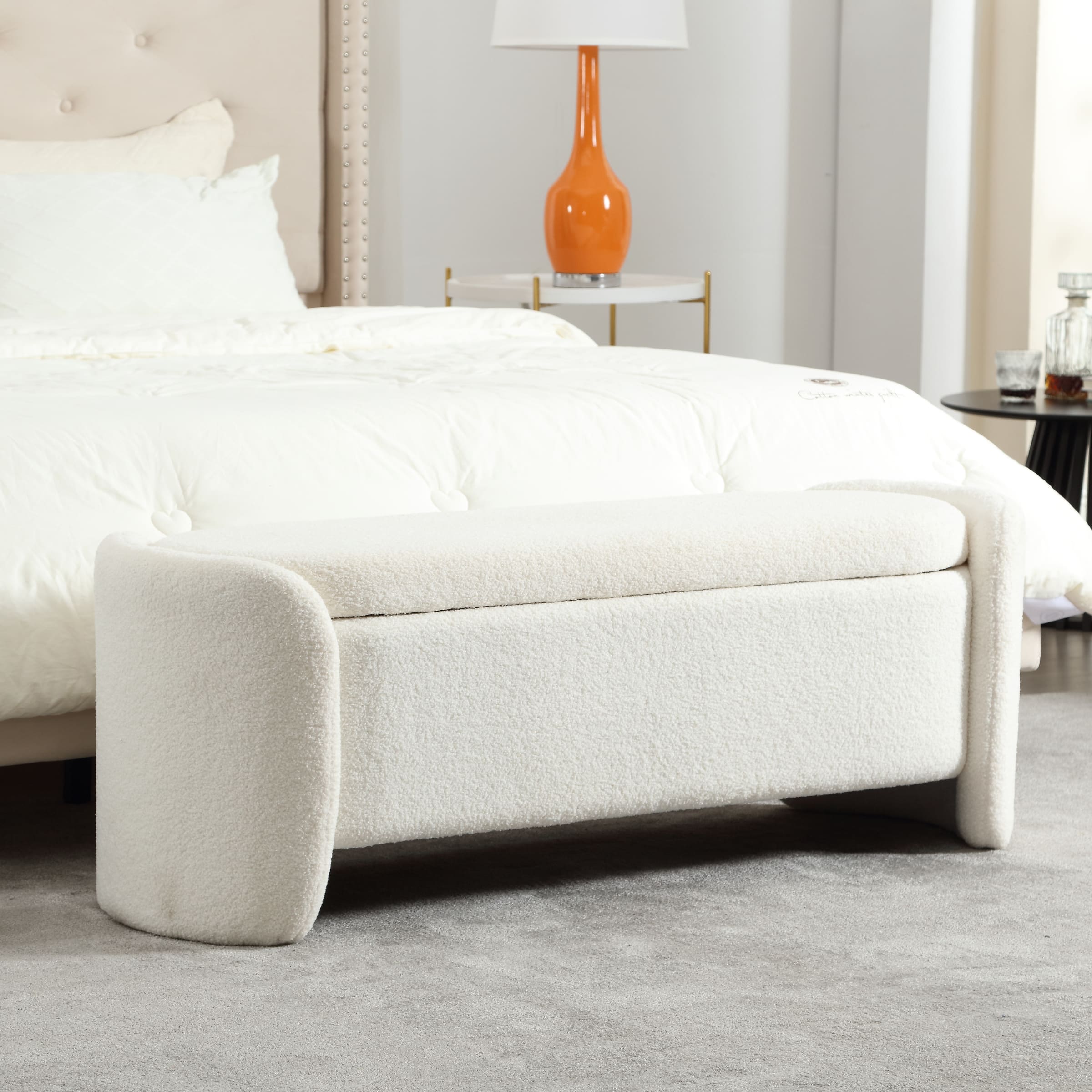50"W Sherpa Storage Bench End of Bed - 30159BH - Image 9
