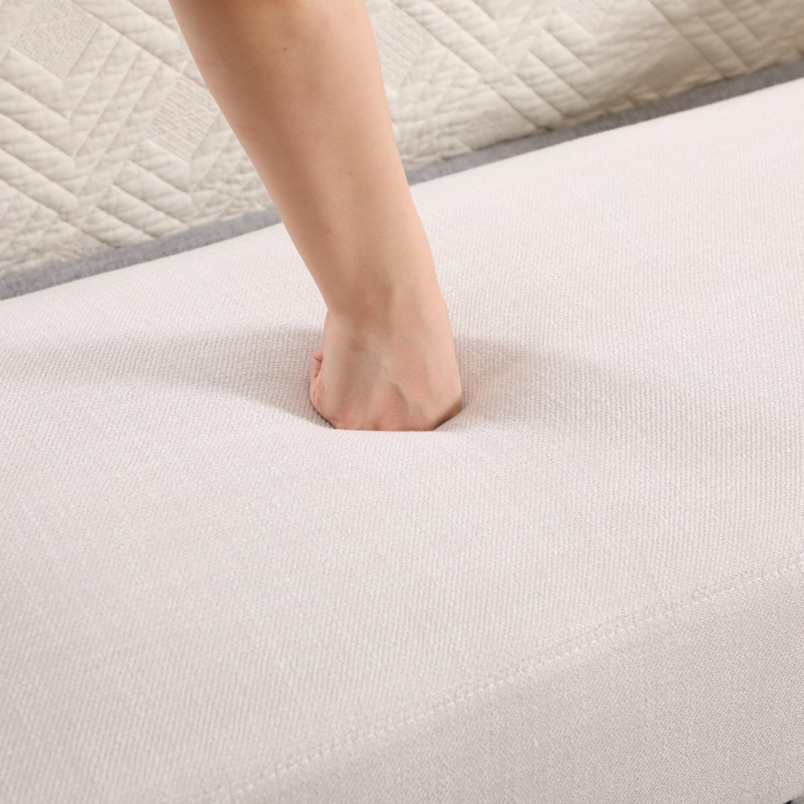 53"W End of Bed Bench with Armrests - 2640BH - Image 12