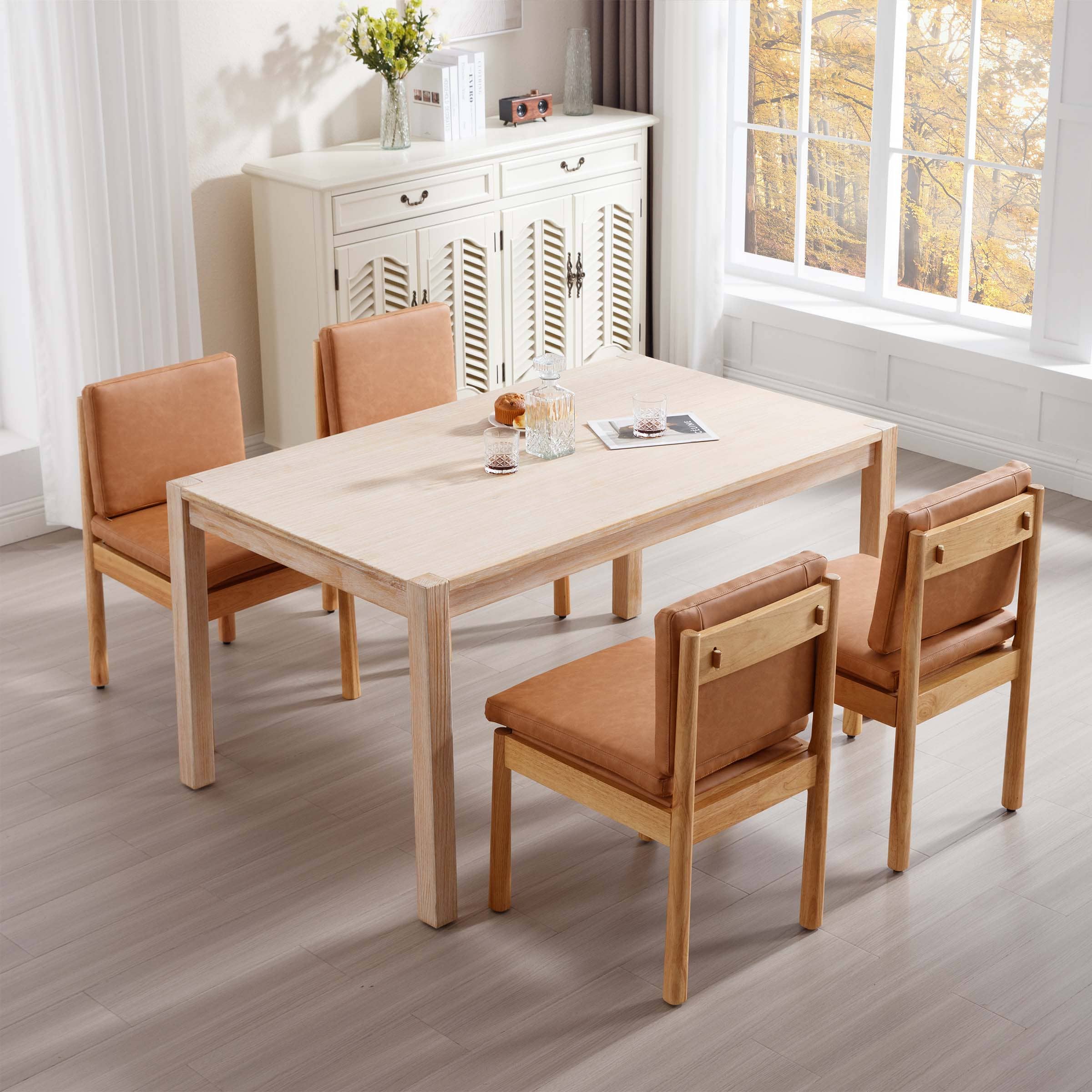 Armless Wood Dining Chairs Set of 2 - 1965DC - Image 28