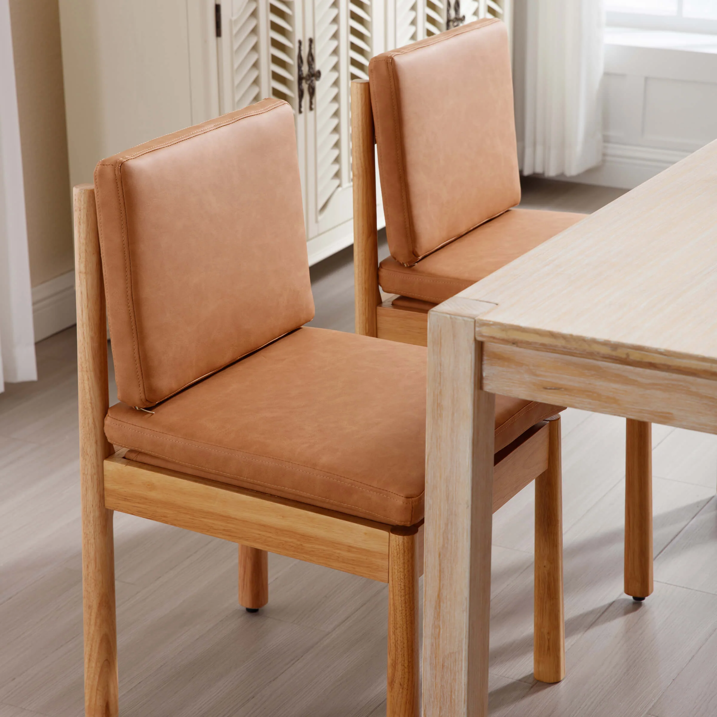 Armless Wood Dining Chairs Set of 2 - 1965DC - Image 29