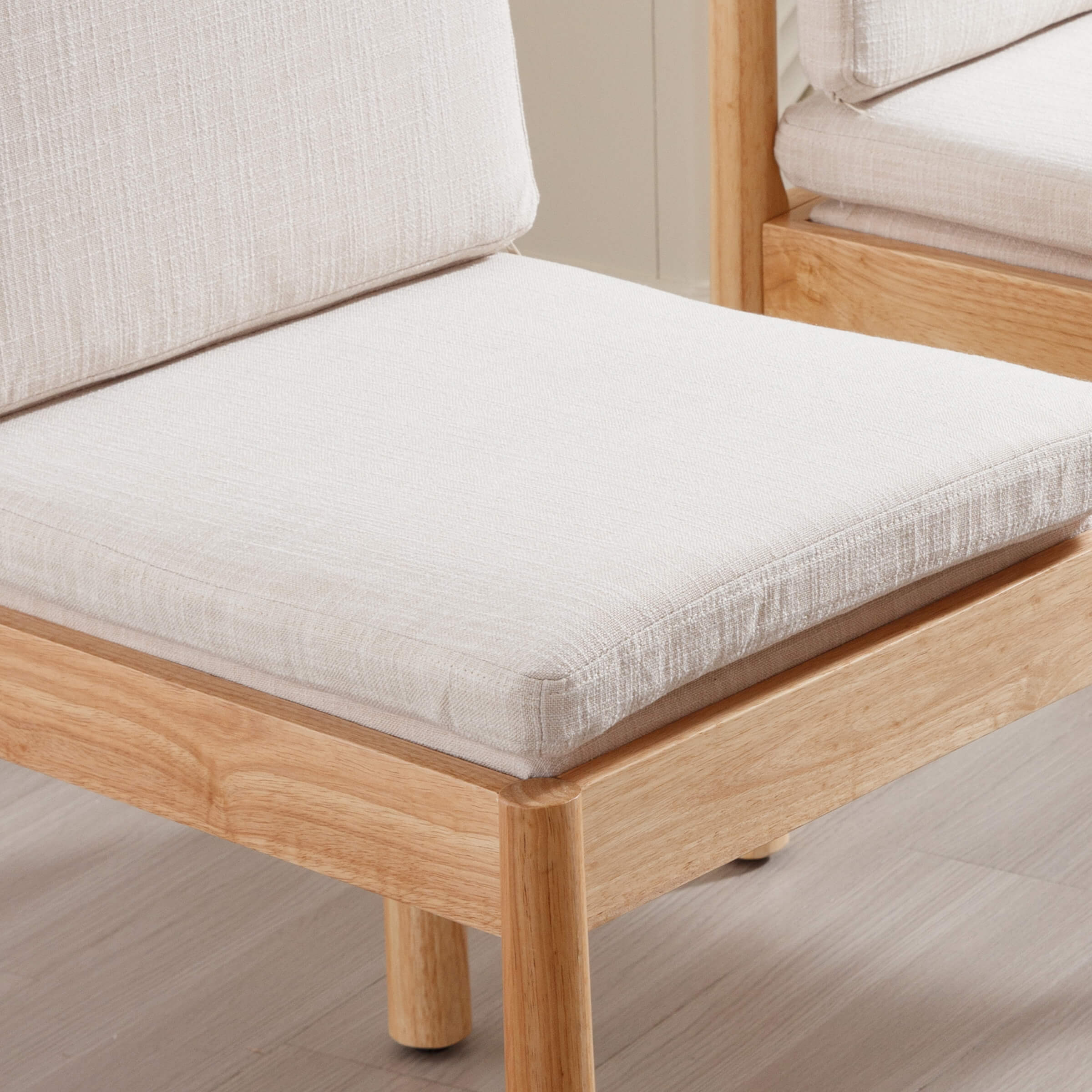 Armless Wood Dining Chairs Set of 2 - 1965DC - Image 5
