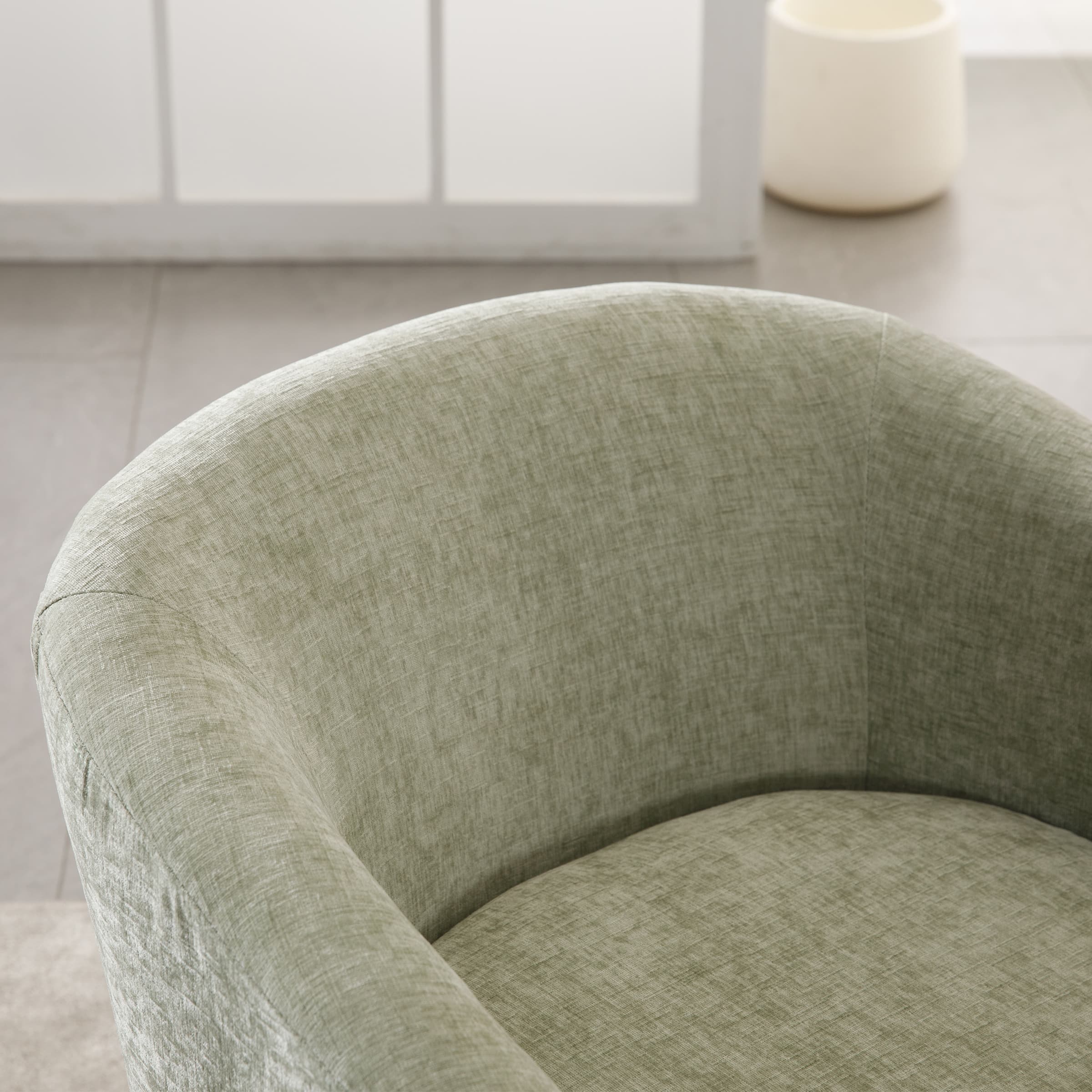 Barrel Swivel Accent Chair 1 PCS - 3057AC - Image 6
