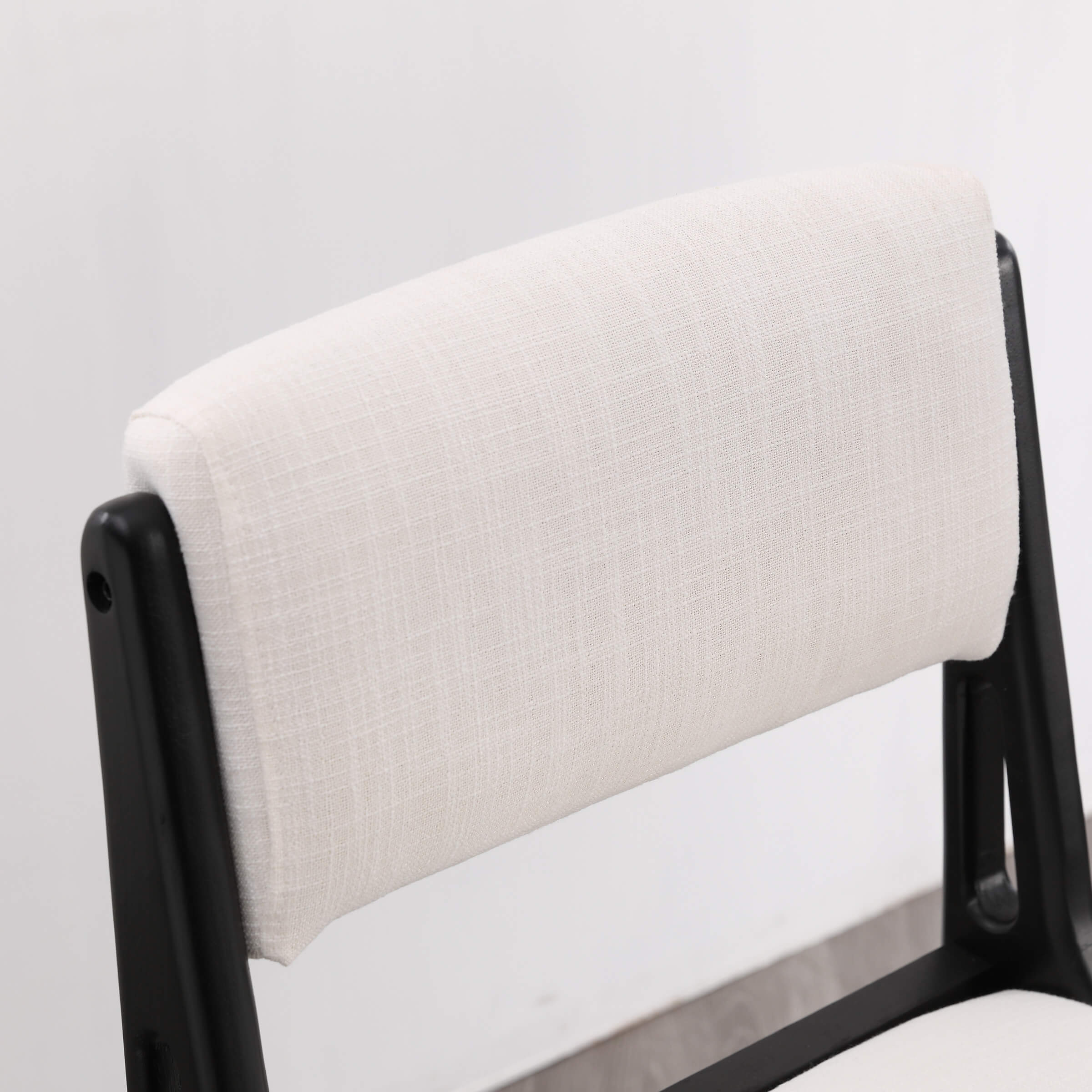 Beige Linen Bar Stools Set of 2 - 5816CS - Image 3