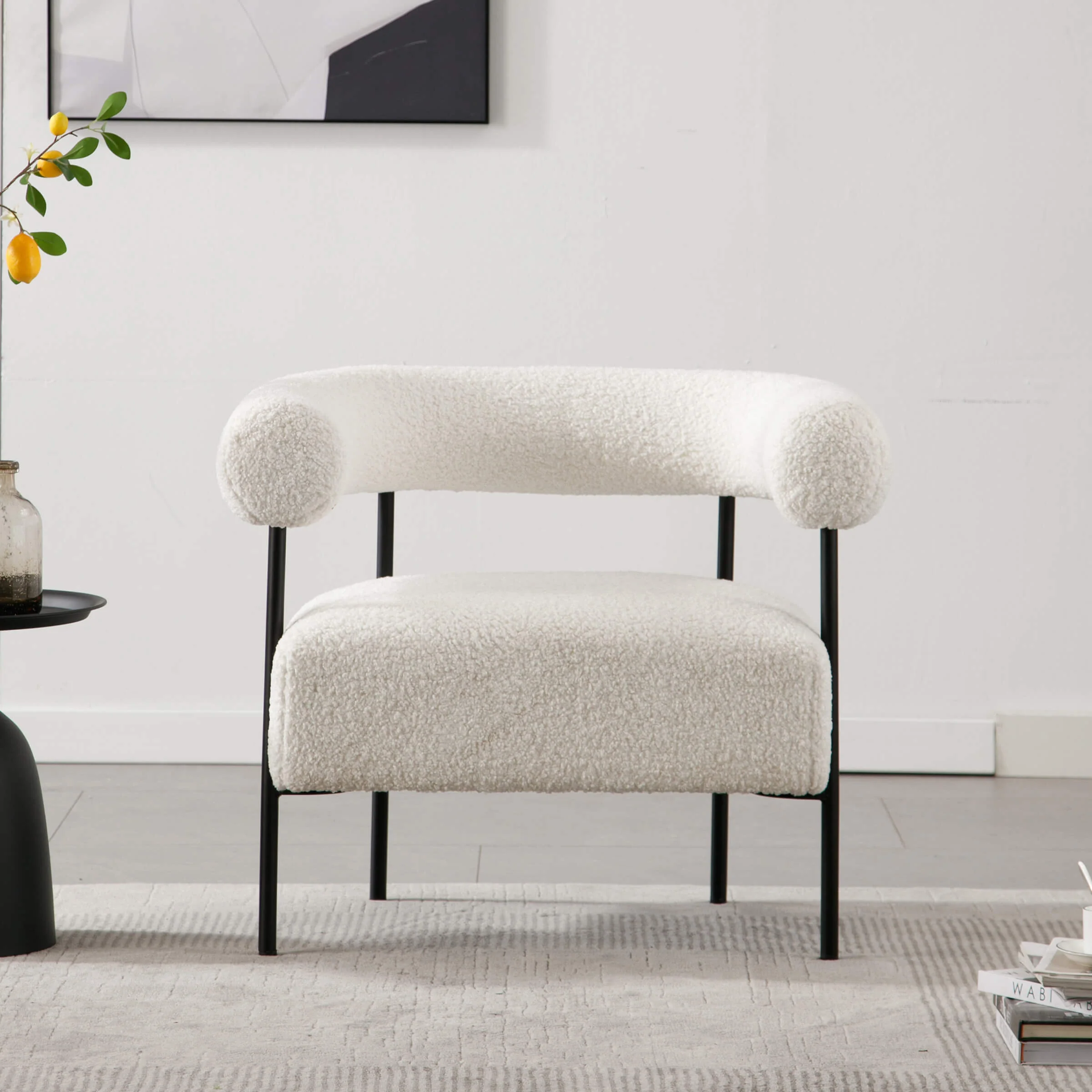 C-shaped Back Accent Chair 1 PCS - 10080AC - Image 11