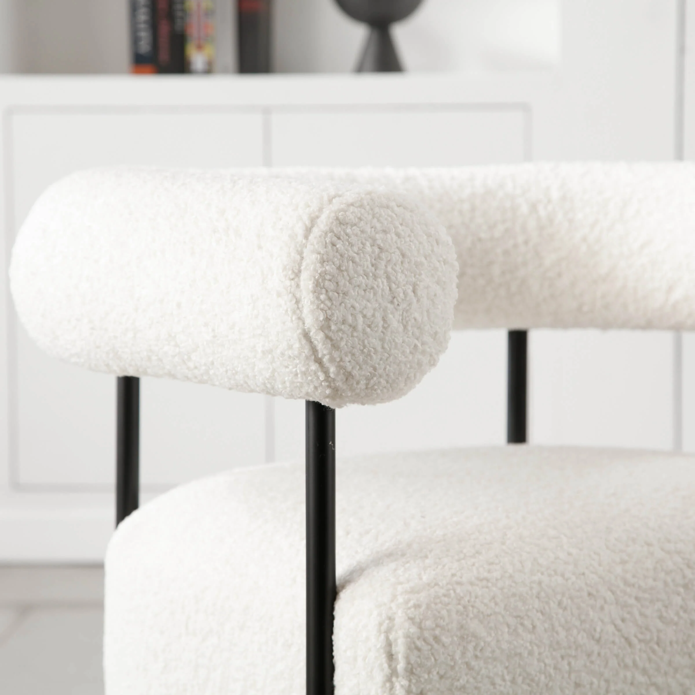 C-shaped Back Accent Chair 1 PCS - 10080AC - Image 12