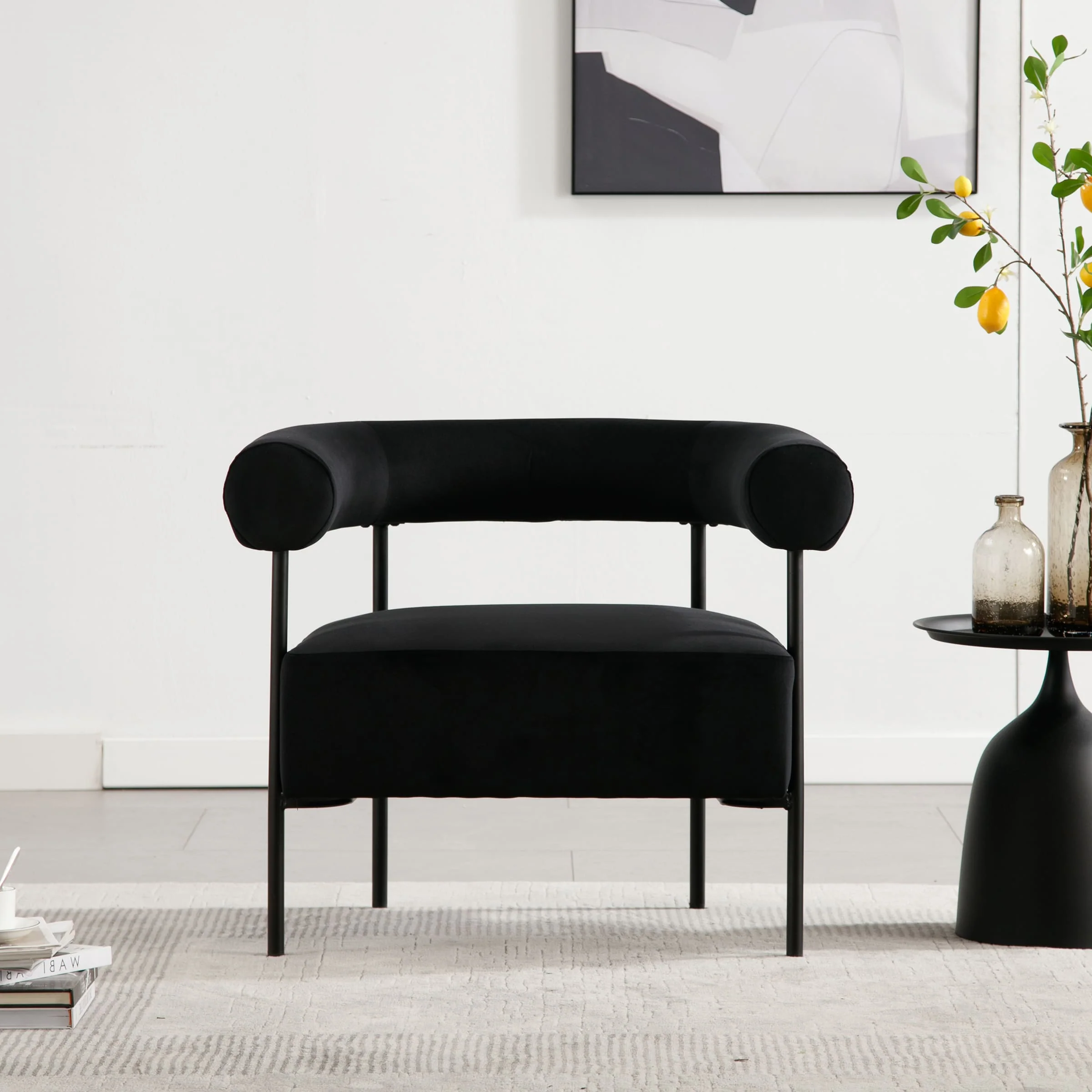 C-shaped Back Accent Chair 1 PCS - 10080AC - Image 3
