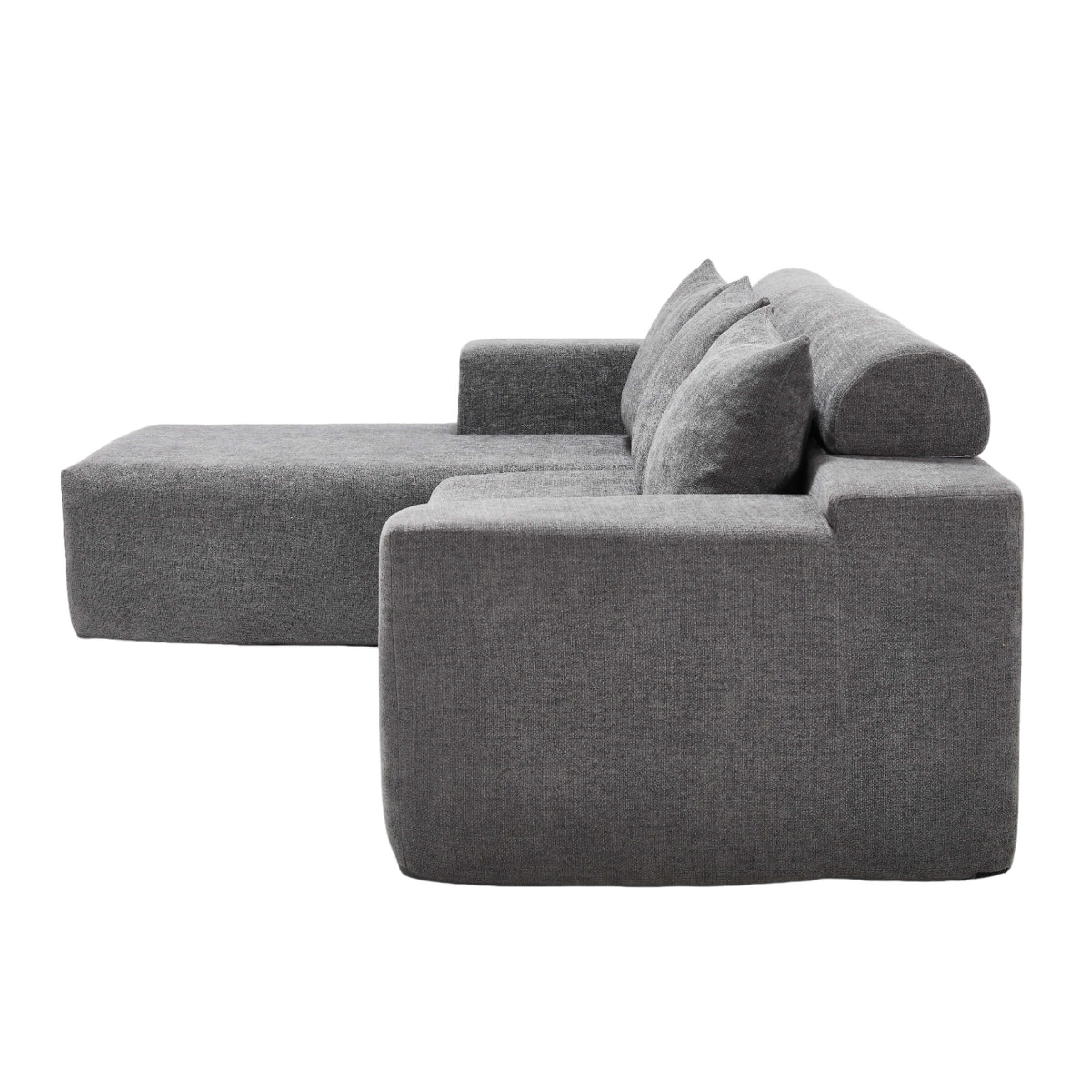Chenille Cloud Couch L-Shaped Sofa with Left Chaise - XXX20SF - Image 10