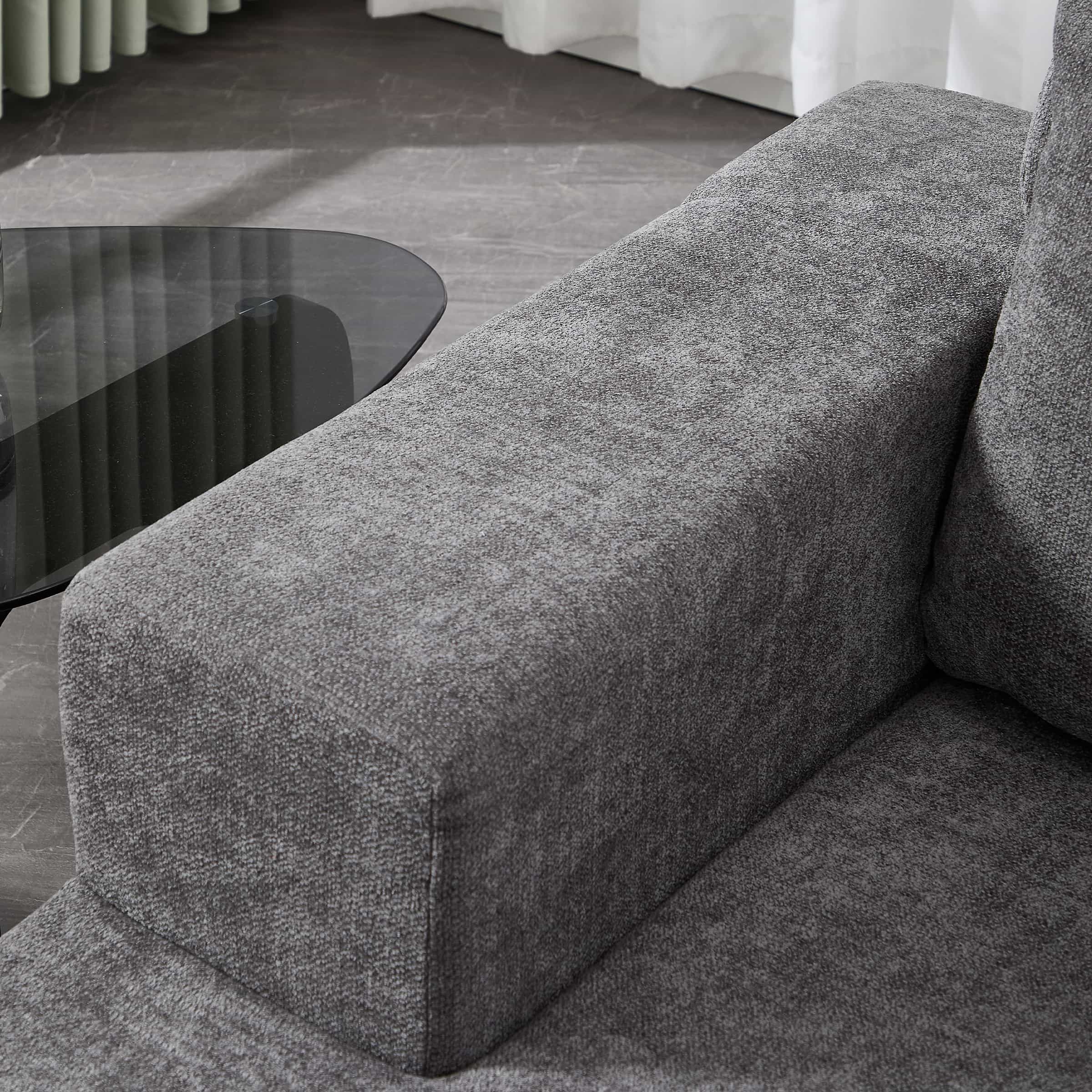 Chenille Cloud Couch L-Shaped Sofa with Left Chaise - XXX20SF - Image 7
