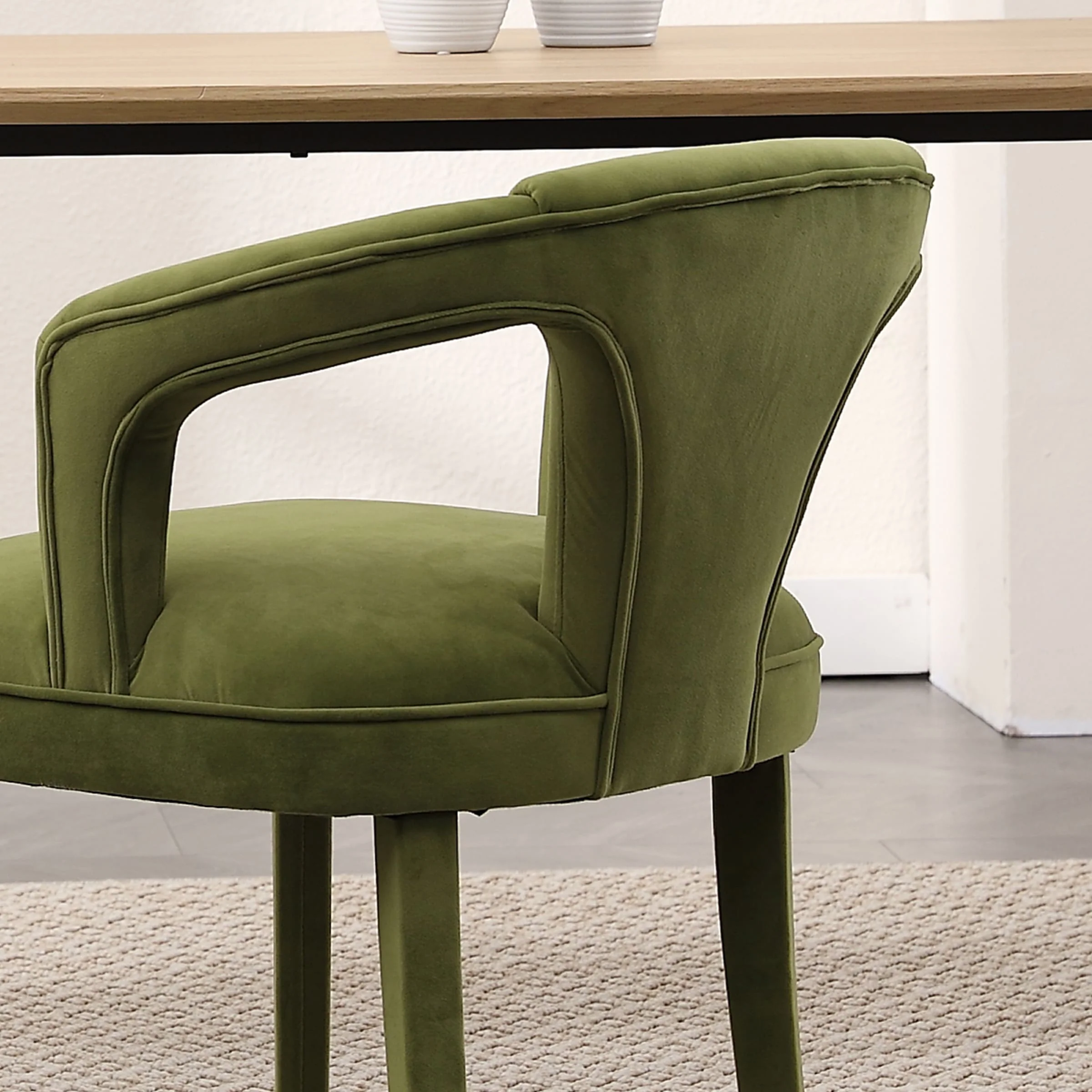 Barrel Back Dining Room Chairs Set of 2 - 10030DC - Image 6