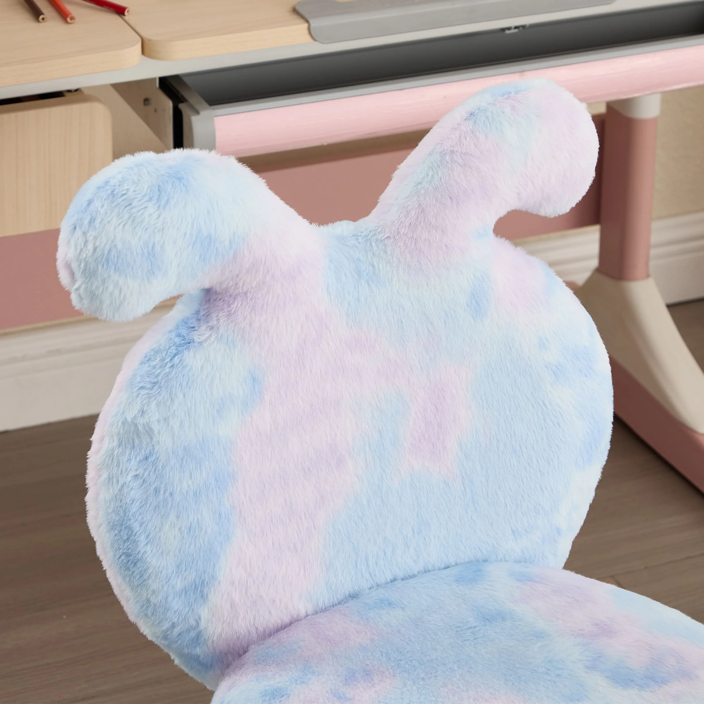 Cute Bunny Ear Backrest Kids Desk Chairs - 4001KC - Image 13