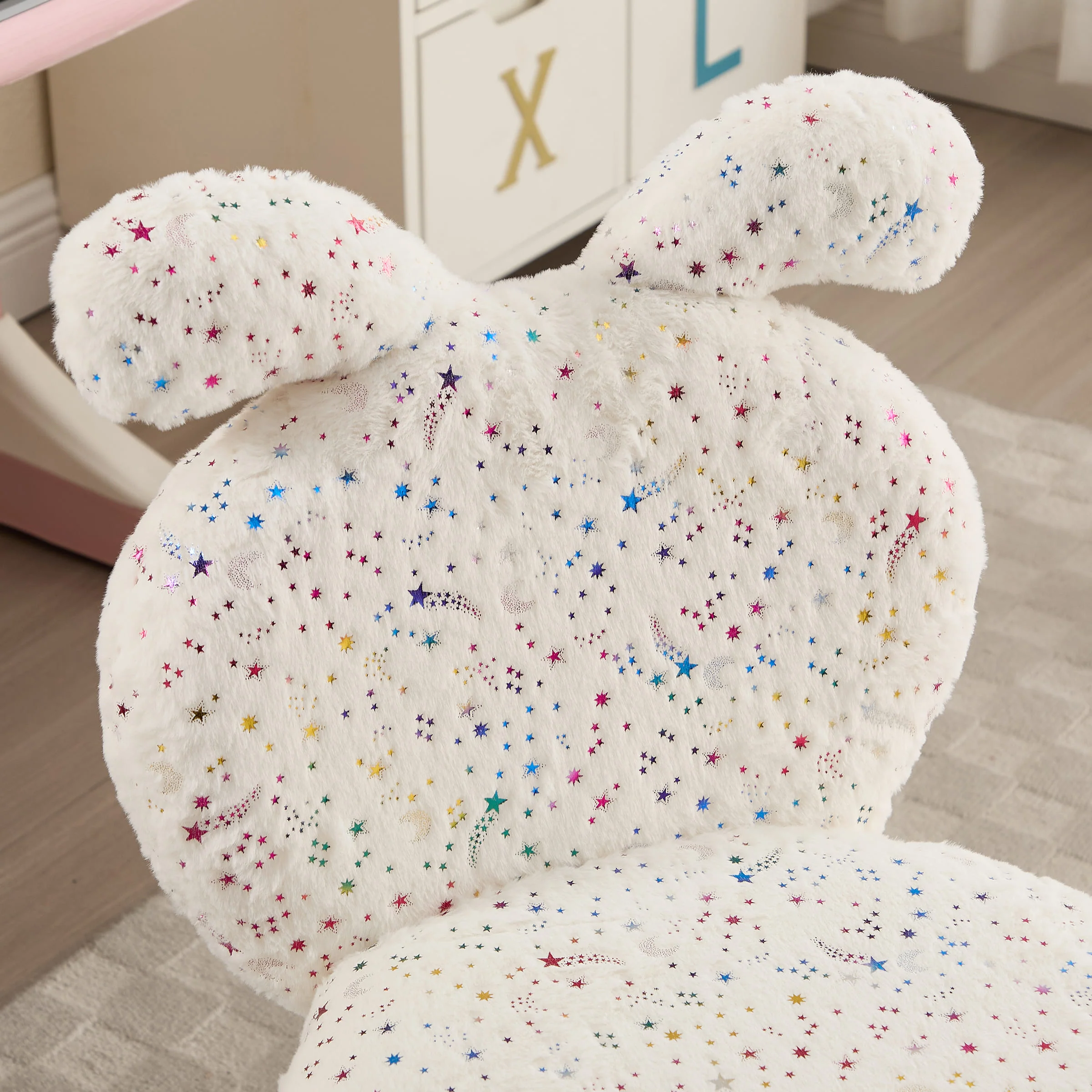 Cute Bunny Ear Backrest Kids Desk Chairs - 4001KC - Image 20
