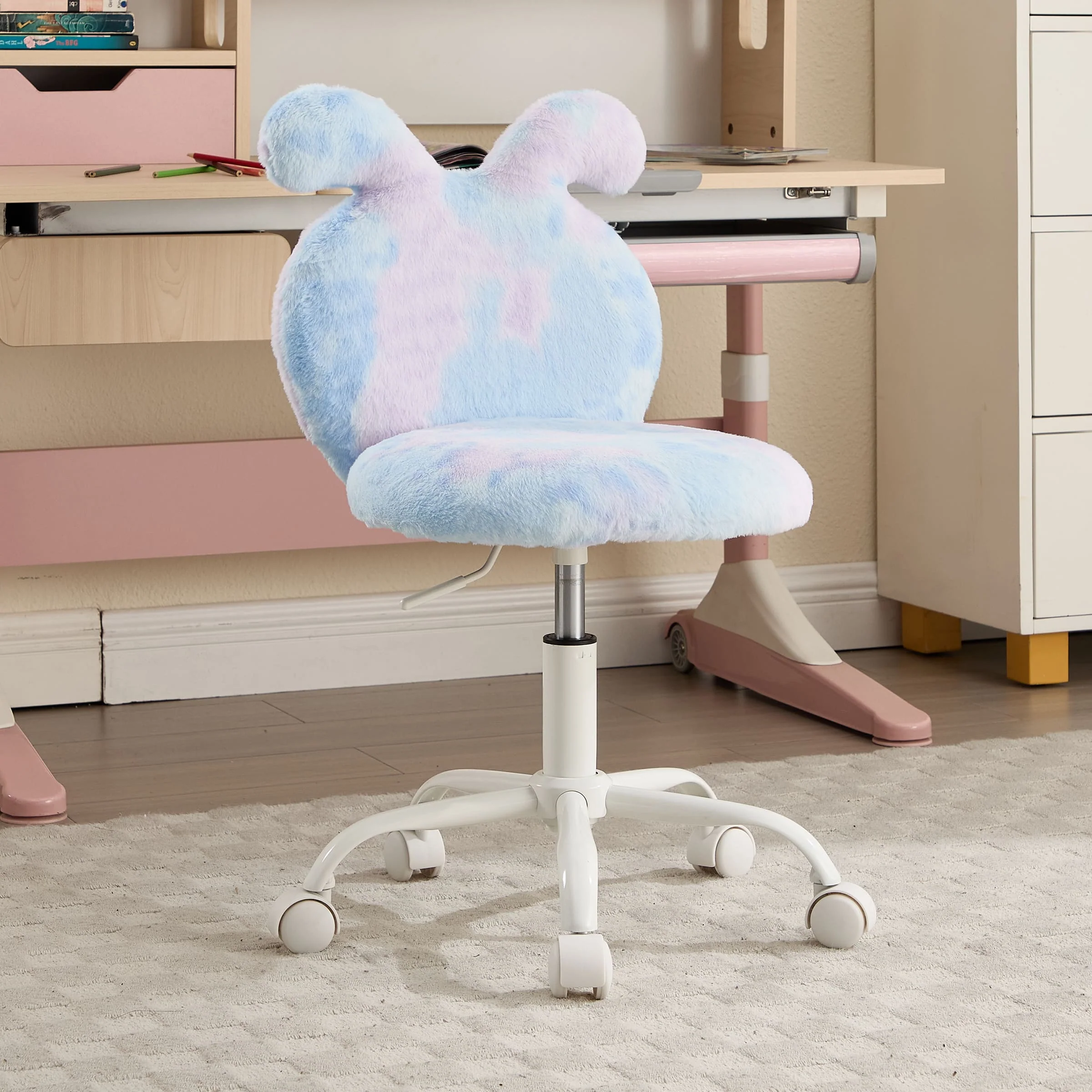 Cute Bunny Ear Backrest Kids Desk Chairs - 4001KC - Image 9