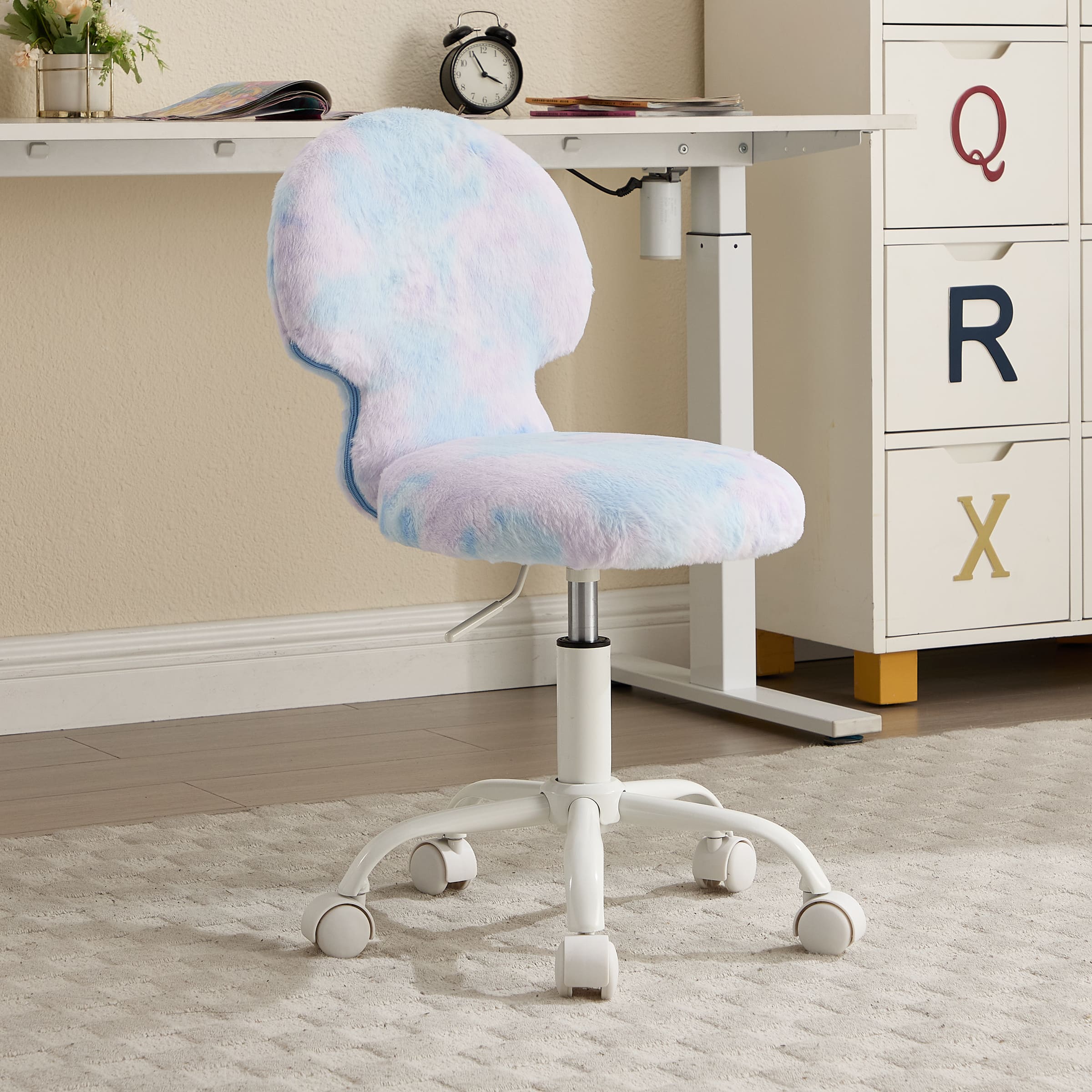 Cute Mushroom Ear Backrest Kids Desk Chairs - 4009KC - Image 10