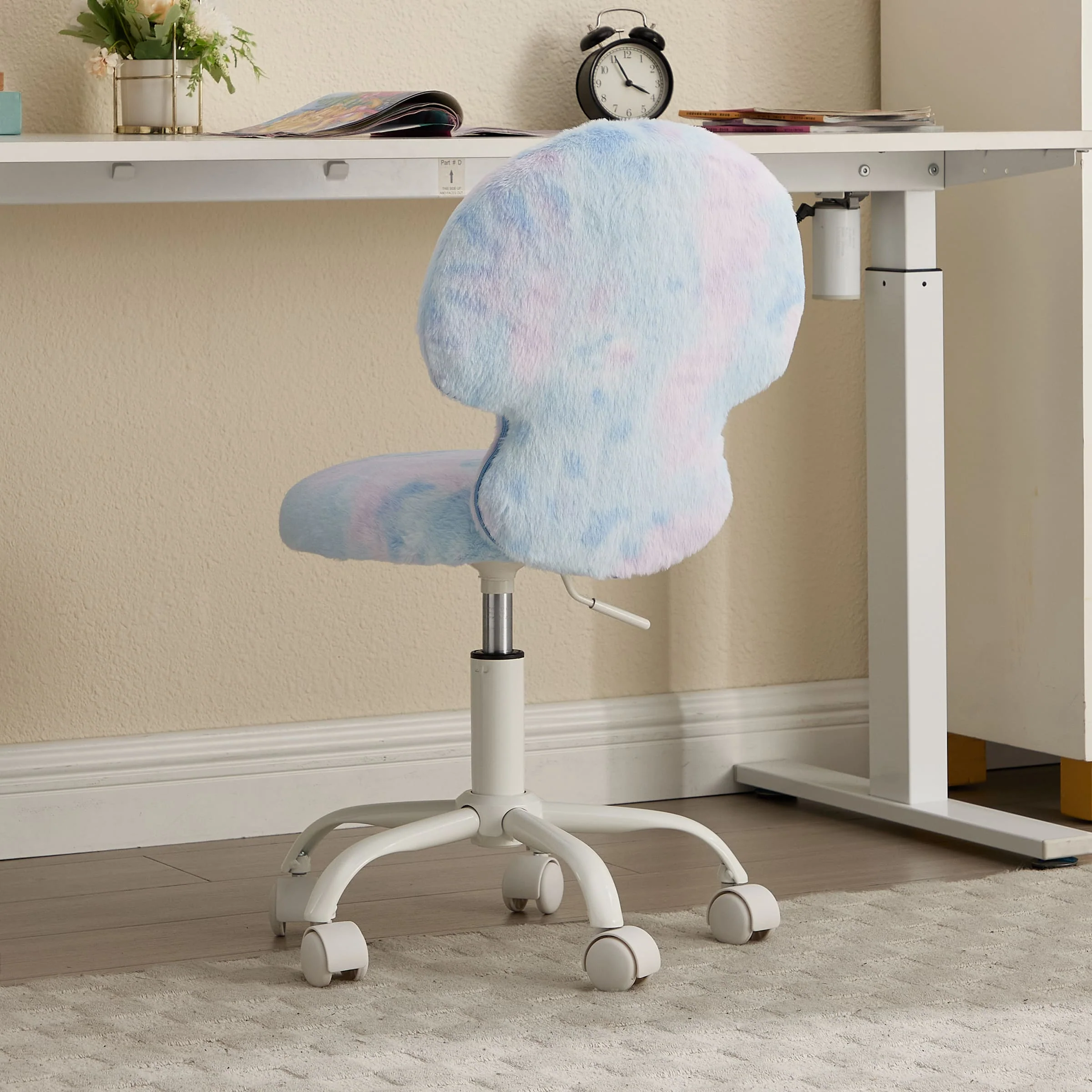 Cute Mushroom Ear Backrest Kids Desk Chairs - 4009KC - Image 11