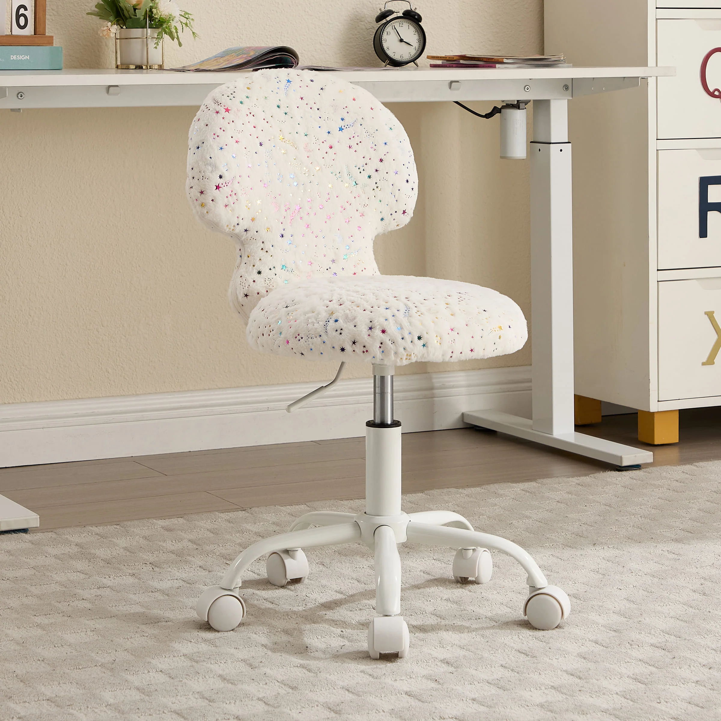 Cute Mushroom Ear Backrest Kids Desk Chairs - 4009KC - Image 16