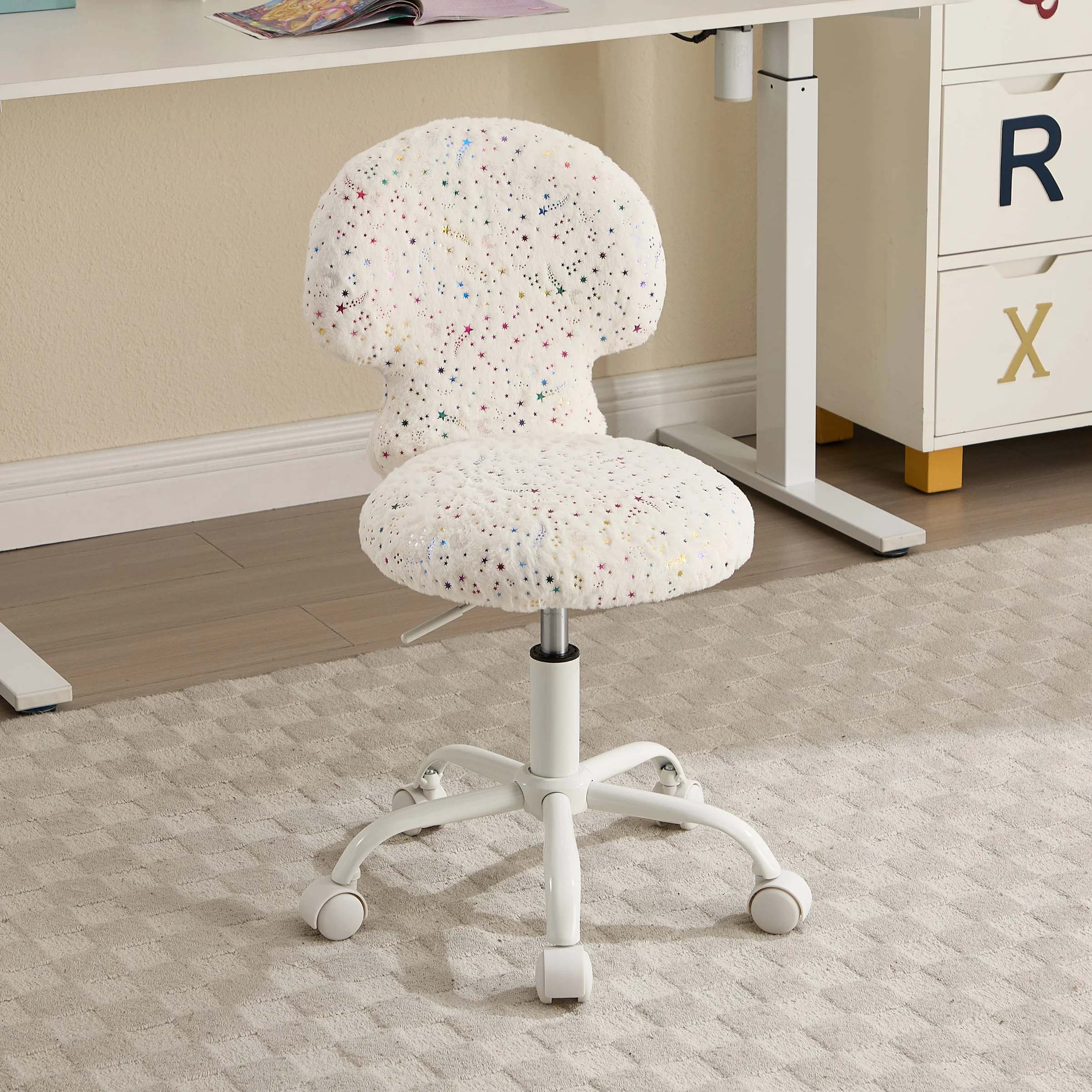 Cute Mushroom Ear Backrest Kids Desk Chairs - 4009KC - Image 17