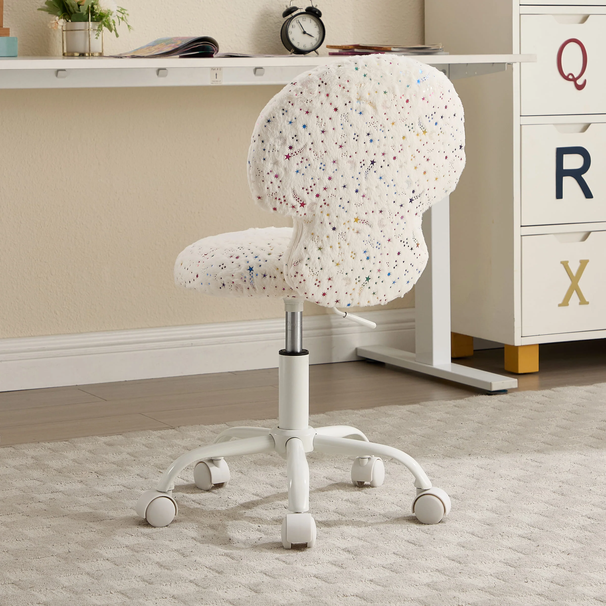 Cute Mushroom Ear Backrest Kids Desk Chairs - 4009KC - Image 18