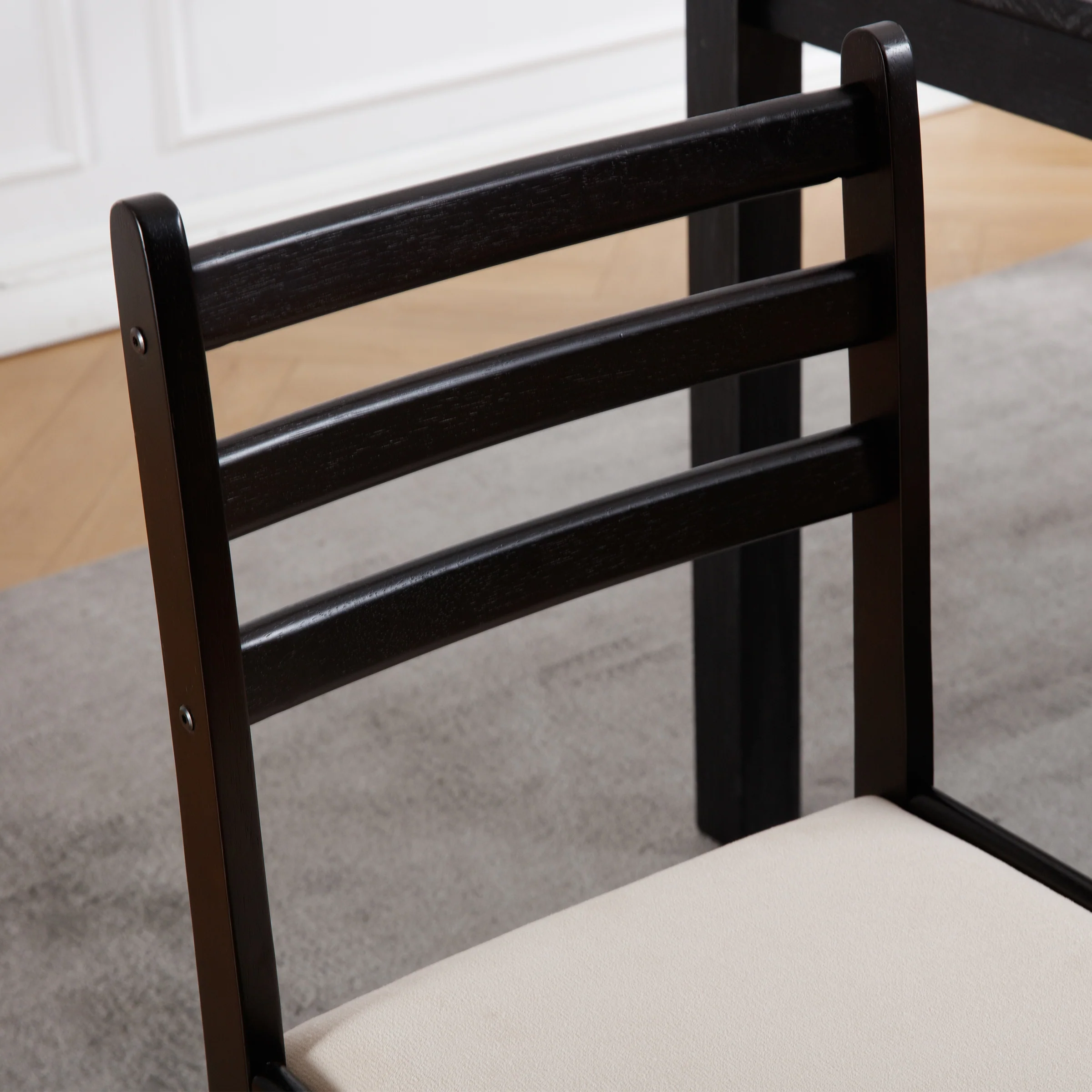 Farmhouse Armless Wooden Dining Chairs Set of 2 - 4112DC - Image 5