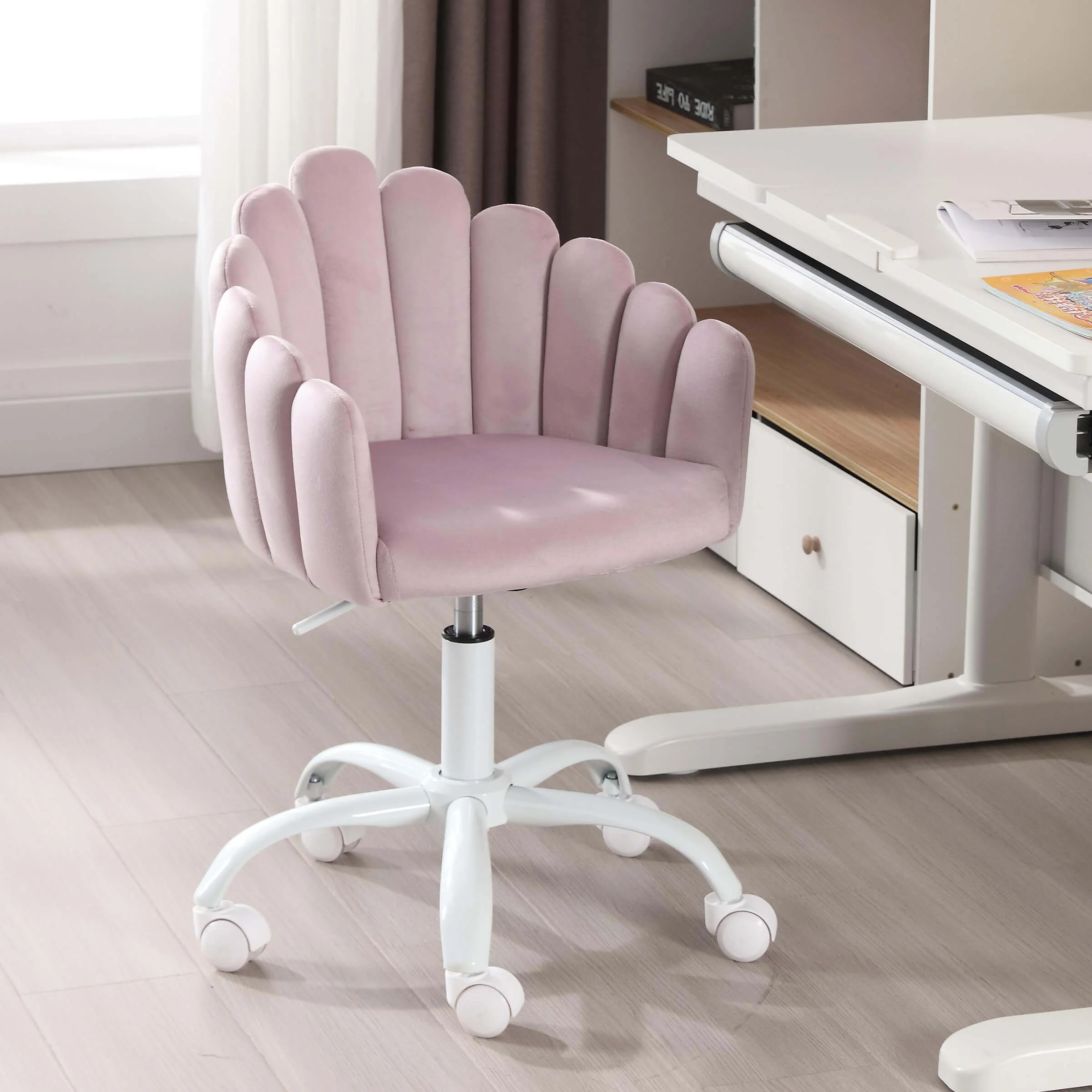 Kids Cute Shell Shaped Swivel Adjustable Desk Chair 1 PCS - X403KC - Image 12