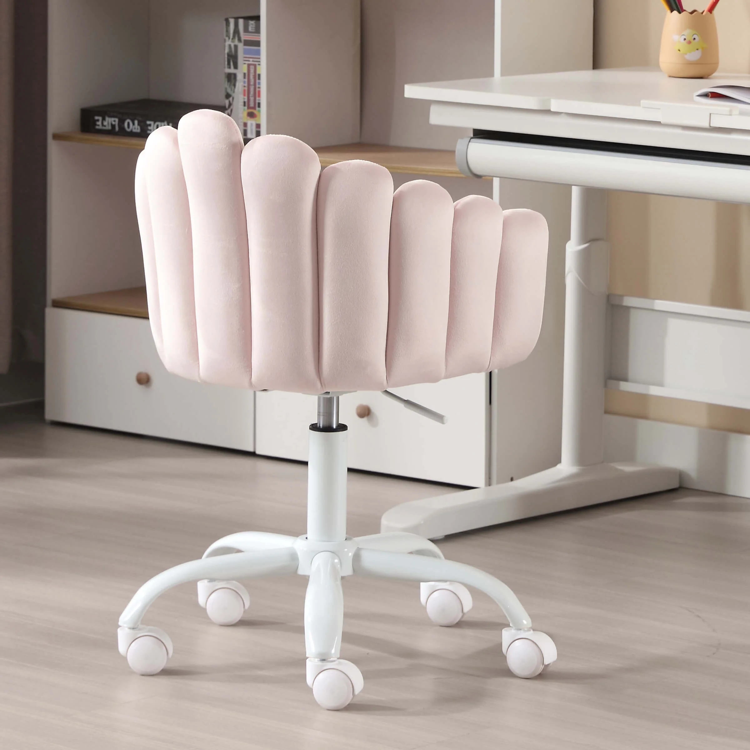 Kids Cute Shell Shaped Swivel Adjustable Desk Chair 1 PCS - X403KC - Image 3
